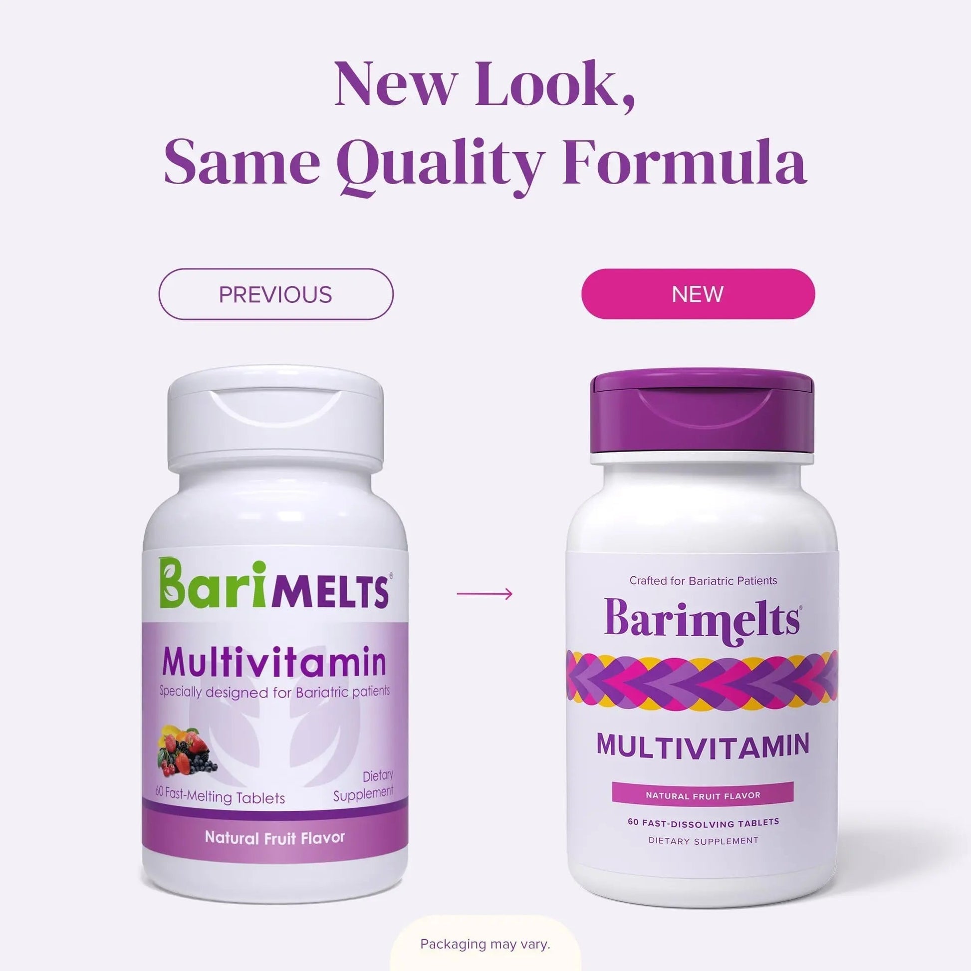 BariMelts Multivitamin, 60 Fast-Dissolving Tablets (1-Month Supply), Sugar-Free Bariatric Multivitamin for Women, Natural Fruit Flavor BariMelts buy supplements canada
