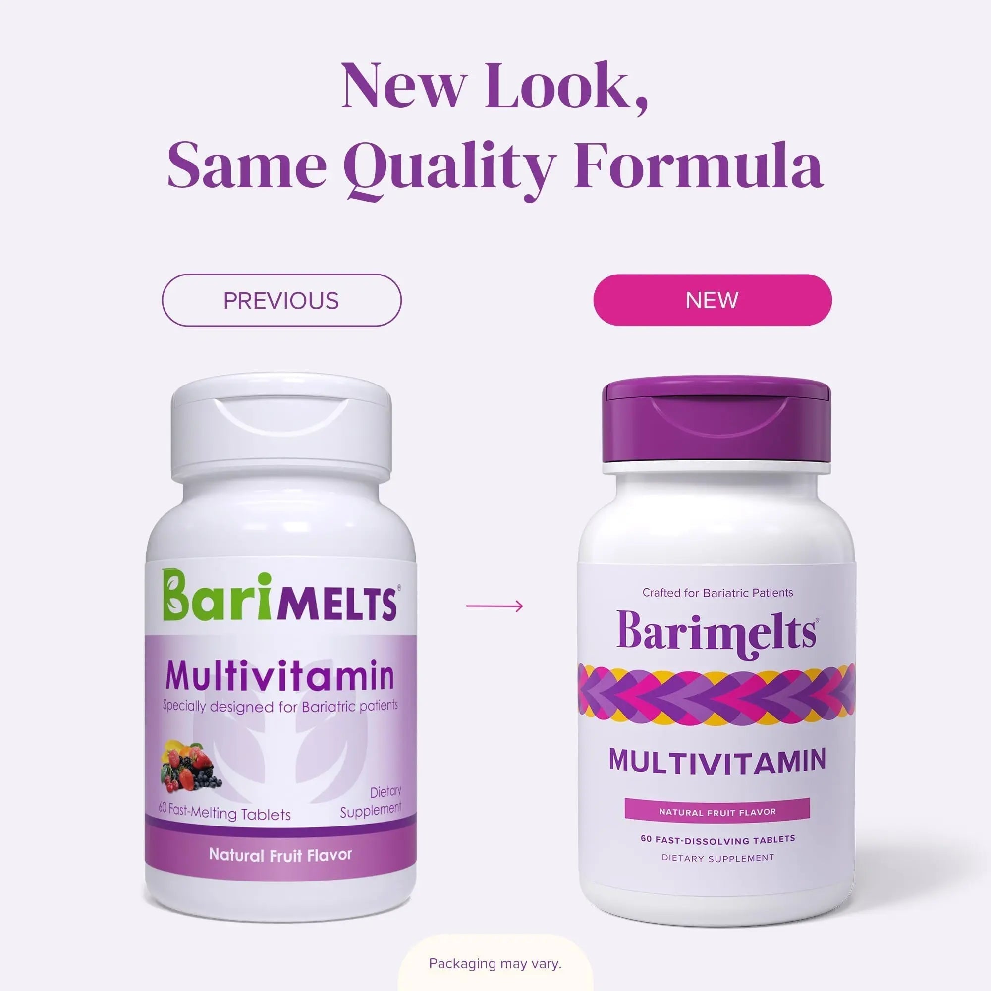 BariMelts Multivitamin, 60 Fast-Dissolving Tablets (1-Month Supply), Sugar-Free Bariatric Multivitamin for Women, Natural Fruit Flavor BariMelts buy supplements canada