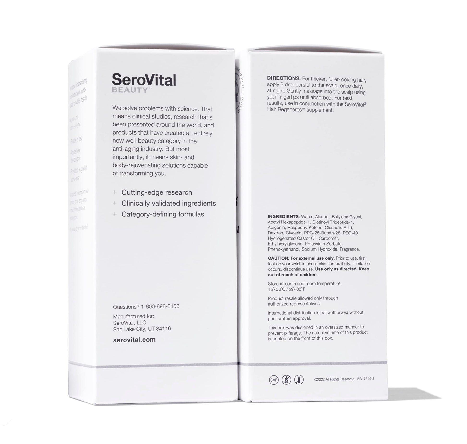 Serovital Advanced Hair Thickening Serum, 2 Oz Serovital buy supplements canada