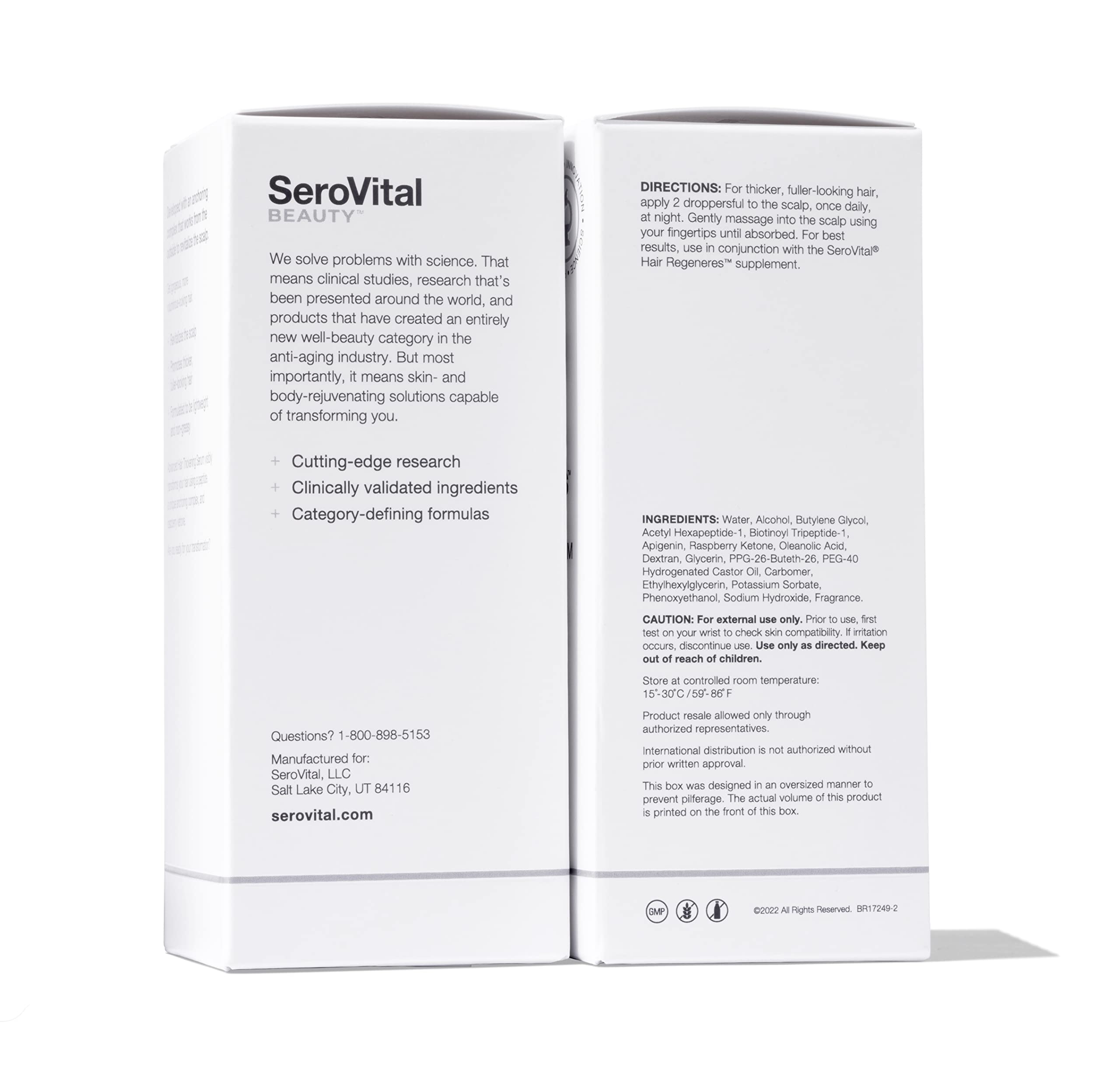 Serovital Advanced Hair Thickening Serum, 2 Oz Serovital buy supplements canada
