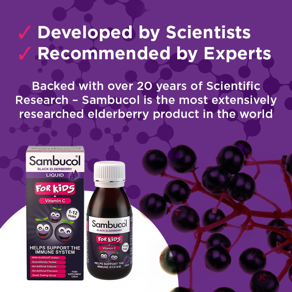 Sambucol Kids 120 ml For Immune Support, Drop Sambucol buy supplements canada