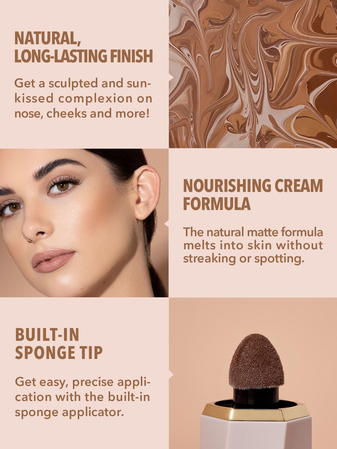 SHEGLAM Sun Sculpt Liquid Contour Stick Long Lasting Cream Bronzer Makeup-Warm Honey SHEGLAM buy supplements canada