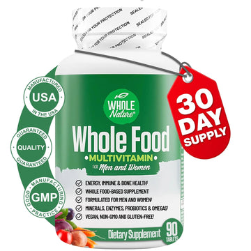 Whole Nature Whole Food Multivitamin for Men and Women Complete Daily Superfood Vitamins Plus Minerals Digestive Enzymes Whole Nature buy supplements canada