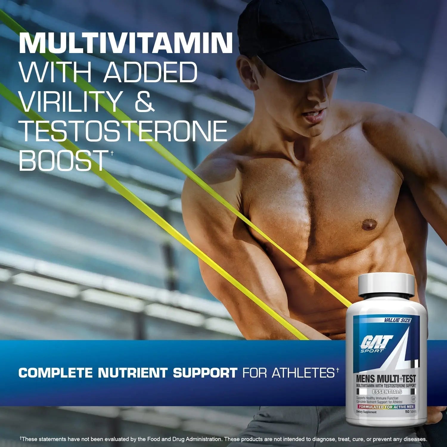 GAT SPORT Men's Multi + Test, Premium Multivitamin Tablets (150 Count) GAT SPORT buy supplements canada