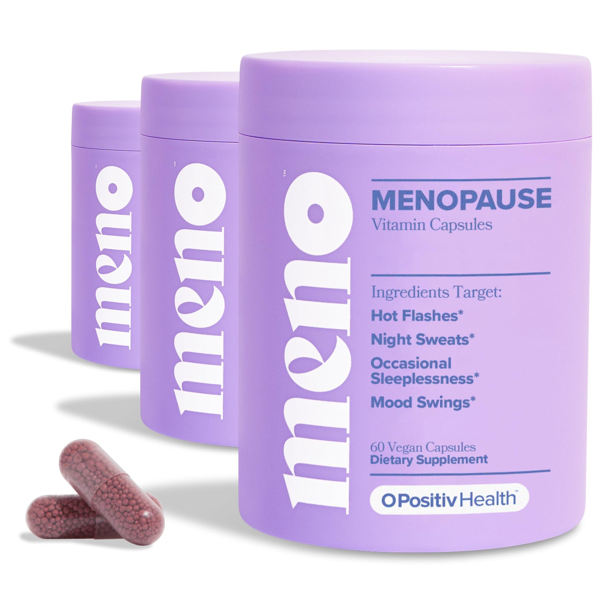 MENO Vitamins for Menopause, 30 Servings (Pack of 3) - Hormone-Free Menopause O Positiv buy supplements canada