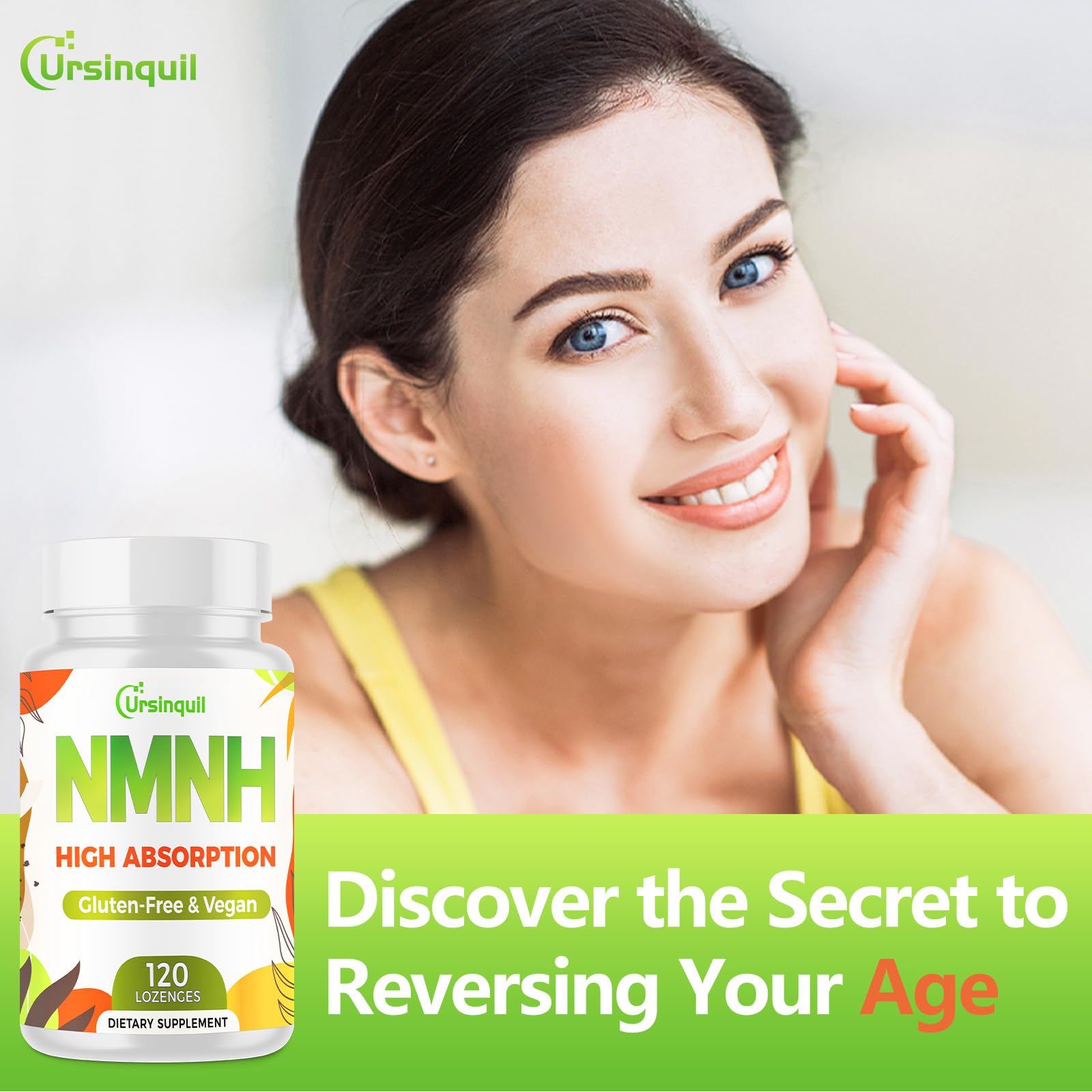 Sublingual NMNH 500mg (Dihydronicotinamide Mononucleotide) (120 Servings, NMNH 500mg per Serving) NAD Supplement to Boost NAD Levels as We Age, for Anti-Aging, Energy, Immunity, Focus - 120 Count Ursinquil buy supplements canada