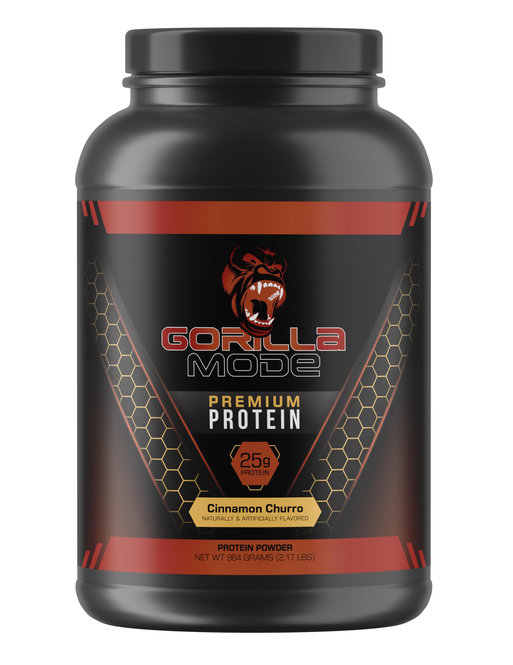 Gorilla Mode Premium Whey Protein - Cinnamon Churro / 25 Grams of Whey Protein Isolate Gorilla Mind buy supplements canada