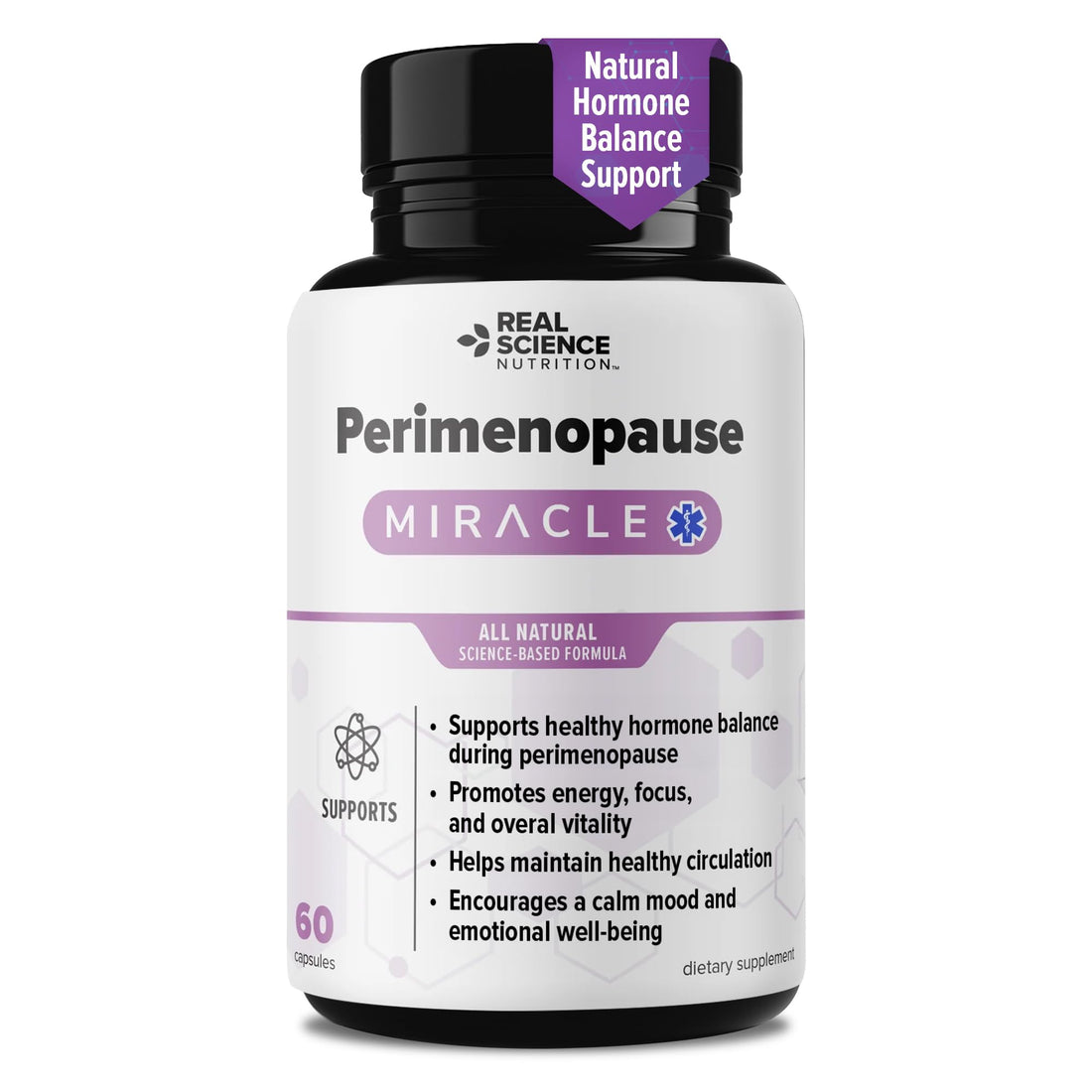 Real Science Perimenopause Supplements for Women for Hormone Balance & Energy Support – Nitric Oxide Formula with Vinitrox, GABA & Essential Vitamins for Hot Flashes, Mood & Energy – 60 Caps Real Science Nutrition buy supplements canada