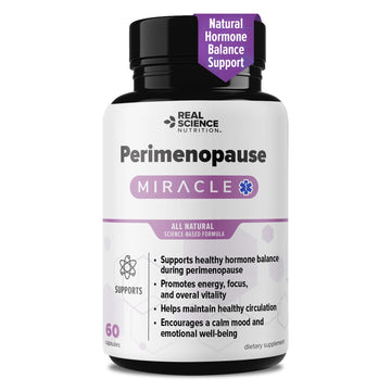 Real Science Perimenopause Supplements for Women for Hormone Balance & Energy Support – Nitric Oxide Formula with Vinitrox, GABA & Essential Vitamins for Hot Flashes, Mood & Energy – 60 Caps Real Science Nutrition buy supplements canada