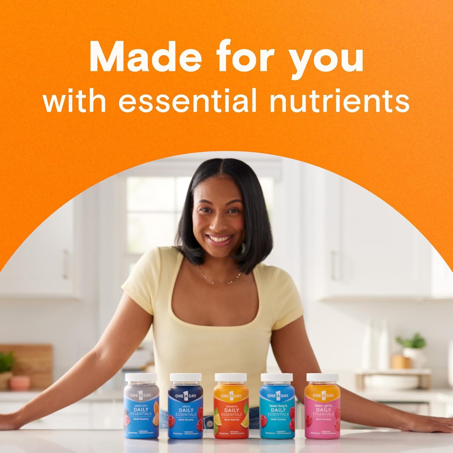 One A Day Men’s Daily Essentials Multivitamin Gummies, Multivitamin for Men, Bone Health, Zinc, Raspberry Natural Flavor, 120 Gummies ONE A DAY buy supplements canada