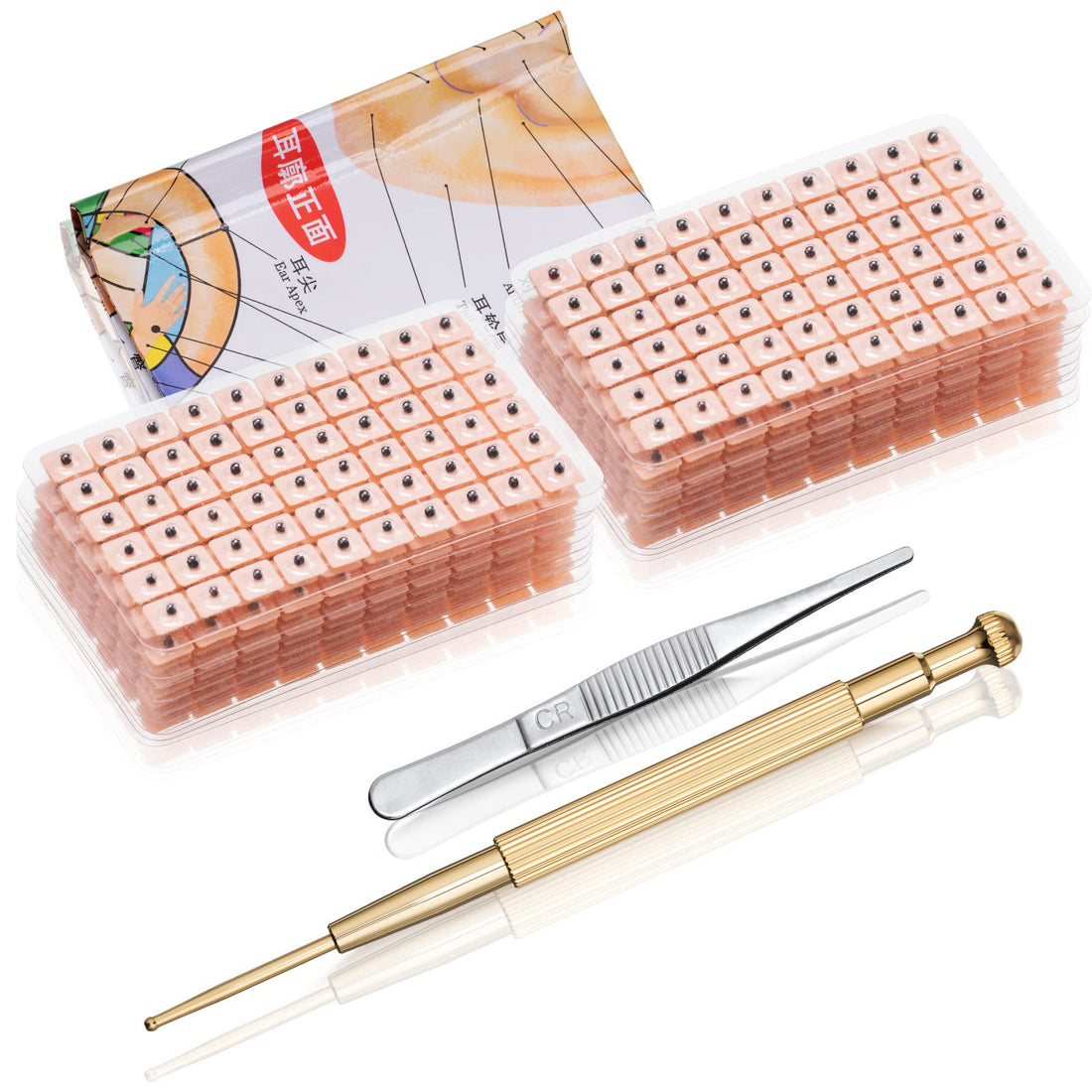 1200 Piece Acupressure Ear Beads Ear Counts Acupuncture Acupressure Tools Disposable Honoson buy supplements canada