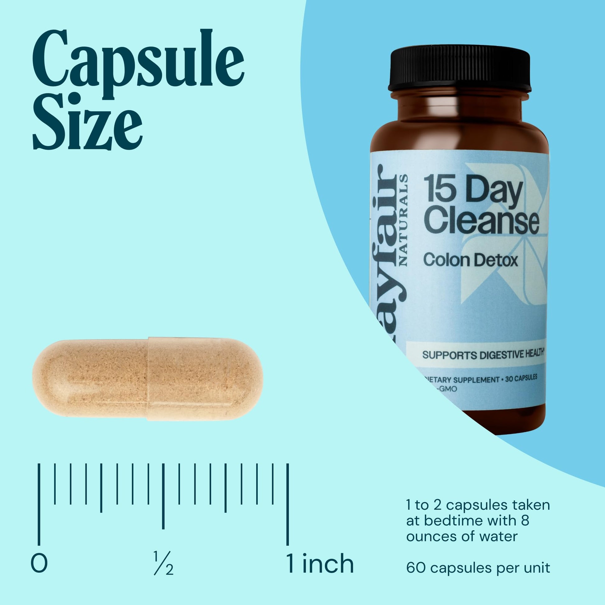 Mayfair Naturals 15 Day Cleanse Colon Detox, Dietary Supplement, 30 Capsules, Natural Laxative Mayfair Naturals buy supplements canada