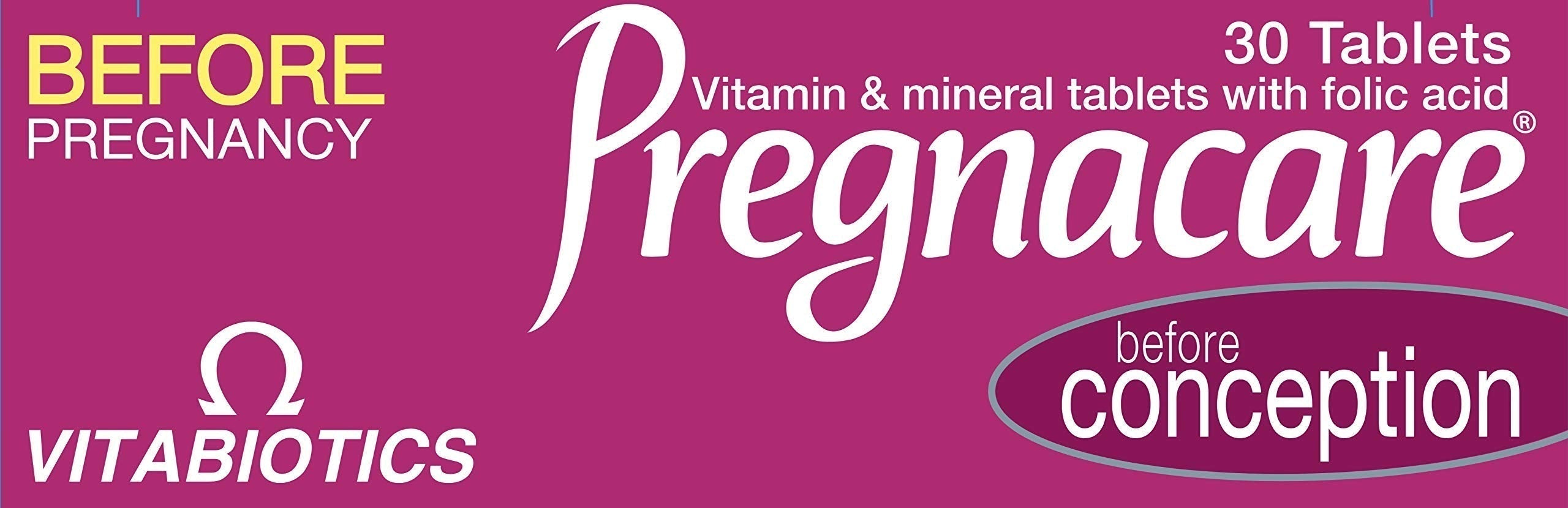 Pregnacare Conception Tablets, Pack of 30, 30 Count Pregnacare buy supplements canada