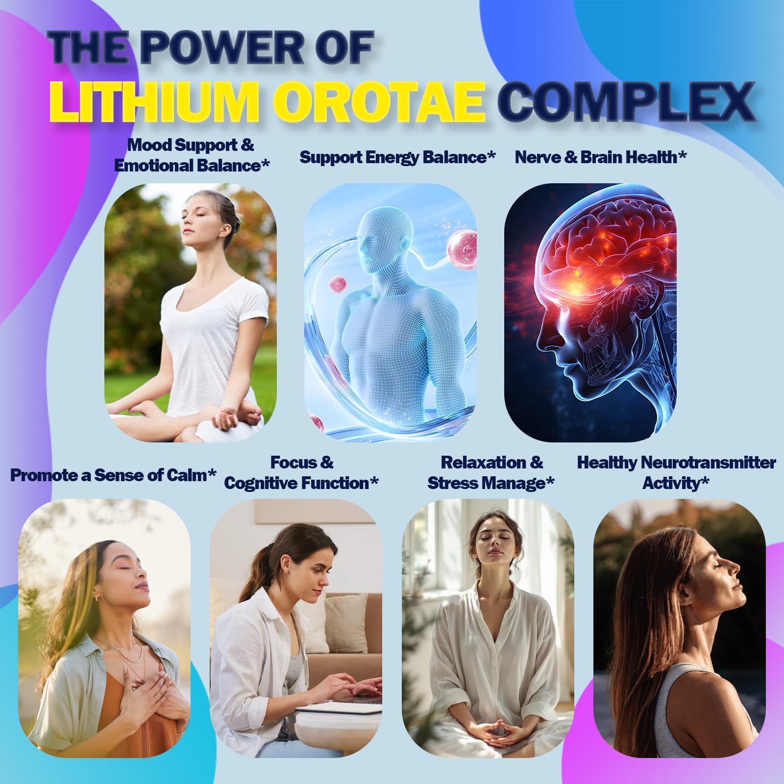 Scibalia Lithium Orotate Liquid Drops 20mg, Potency 11-in-1 Lithium Supplement w. NAC Magnesium Ashwagandha Theanine Vitamin D3 B6 B12 for Memory Brain Mood Cognitive Support, Scibalia buy supplements canada