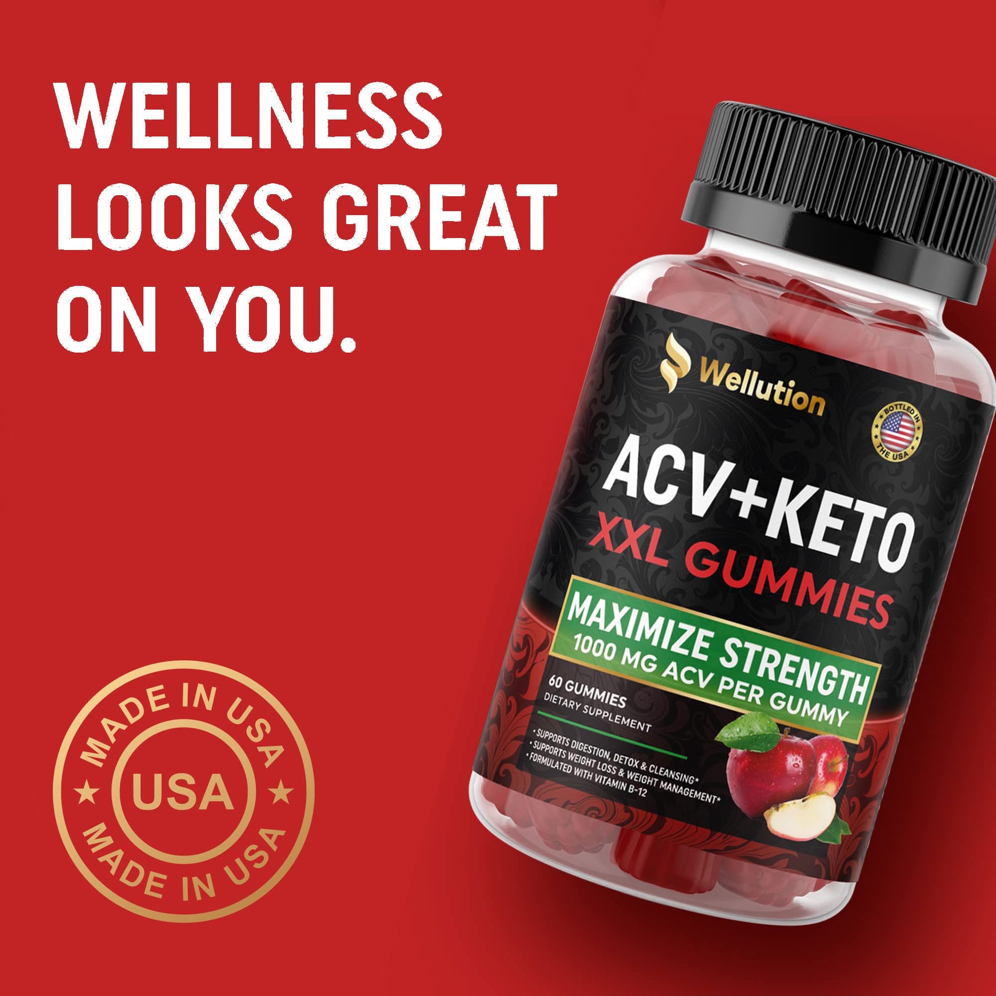 WELLUTION Gummies Apple Cider Vinegar - Formulated to Support Healthy Weight WELLUTION buy supplements canada