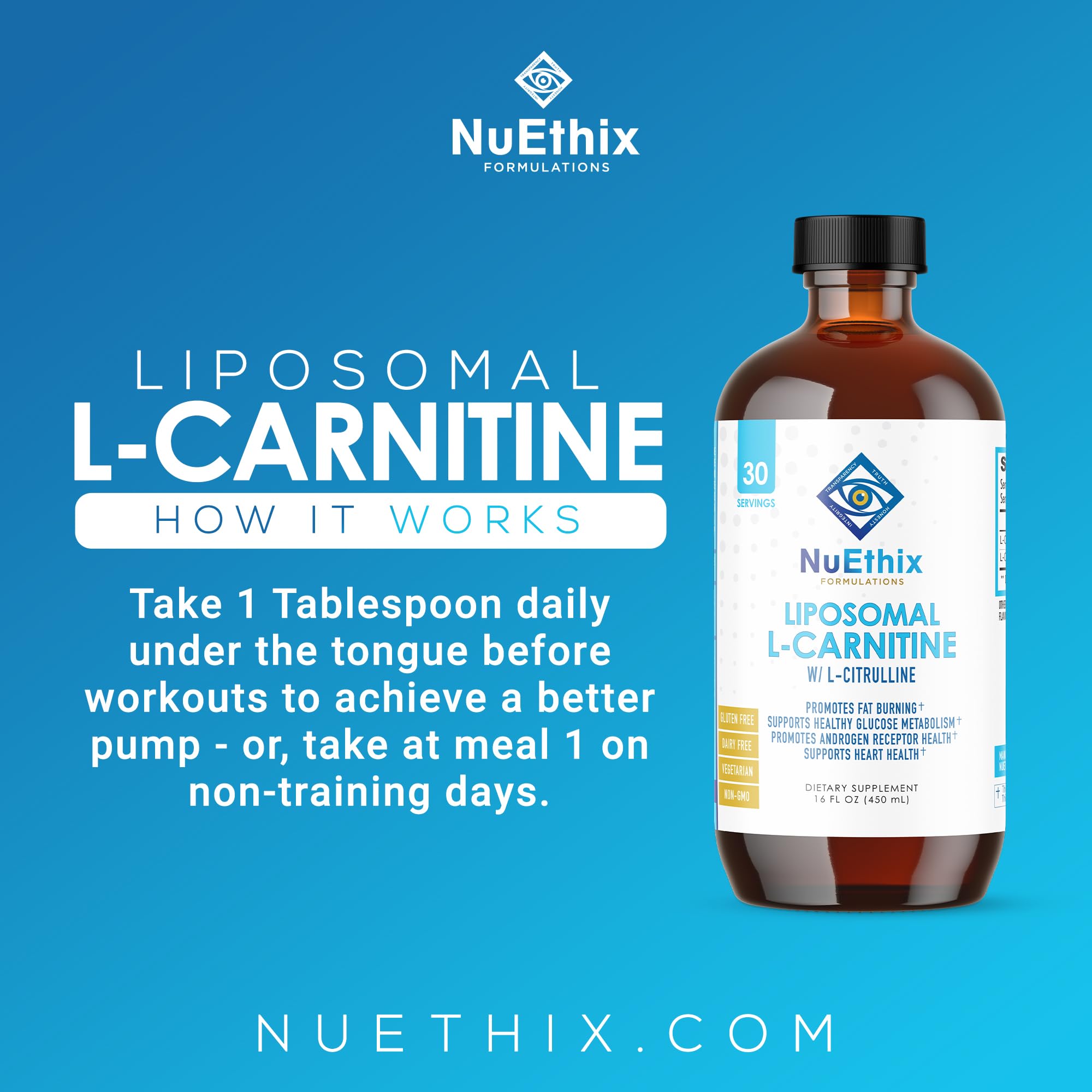 NuEthix Formulations Lipsomal L-Carnitine Supplement 600mg with L-Citrulline 1000mg NuEthix Formulations buy supplements canada