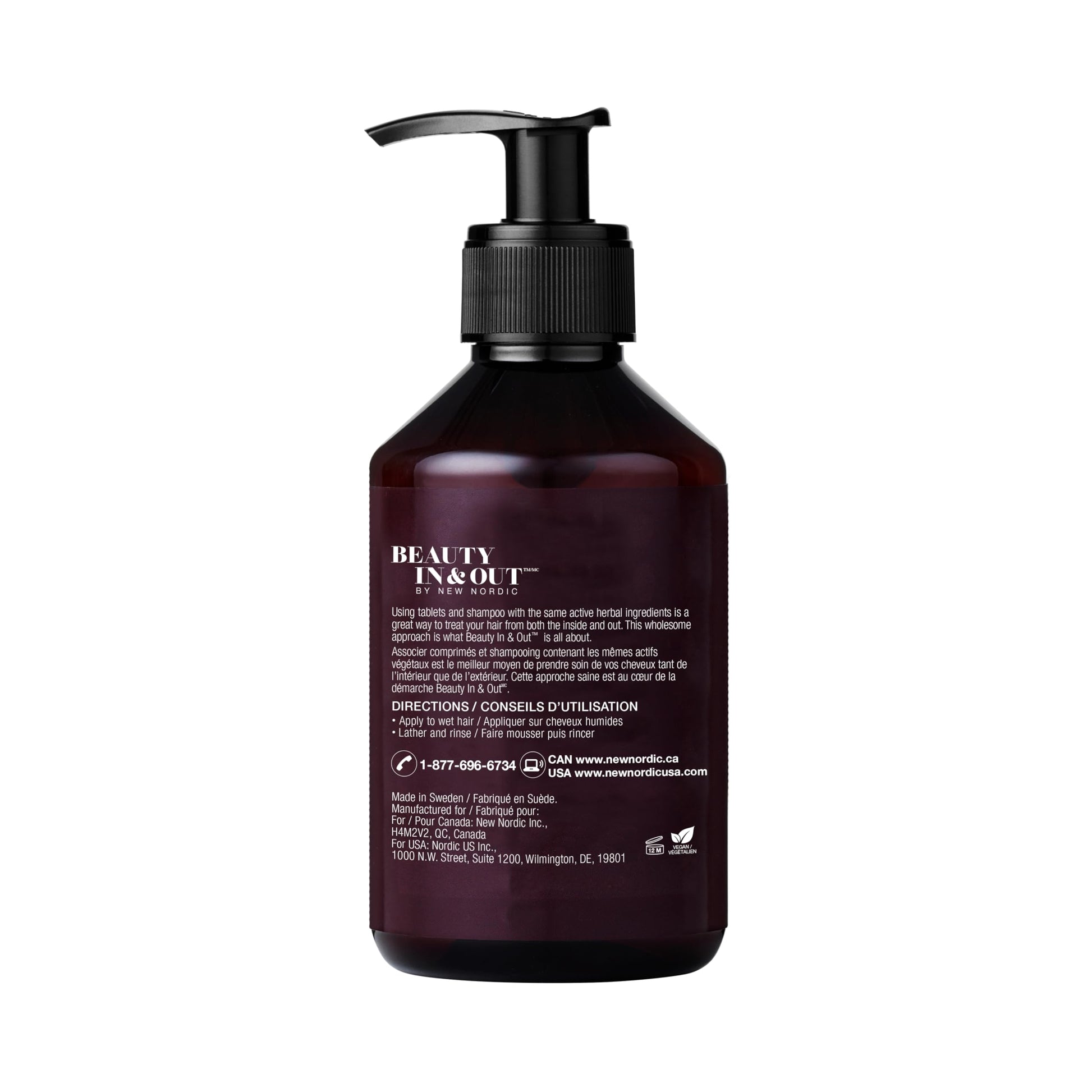 New Nordic Hair Volume Shampoo 250ml - Herbal Volumising Shampoo For Dry Damaged Hair - Suitable for Men and Women NEW NORDIC buy supplements canada