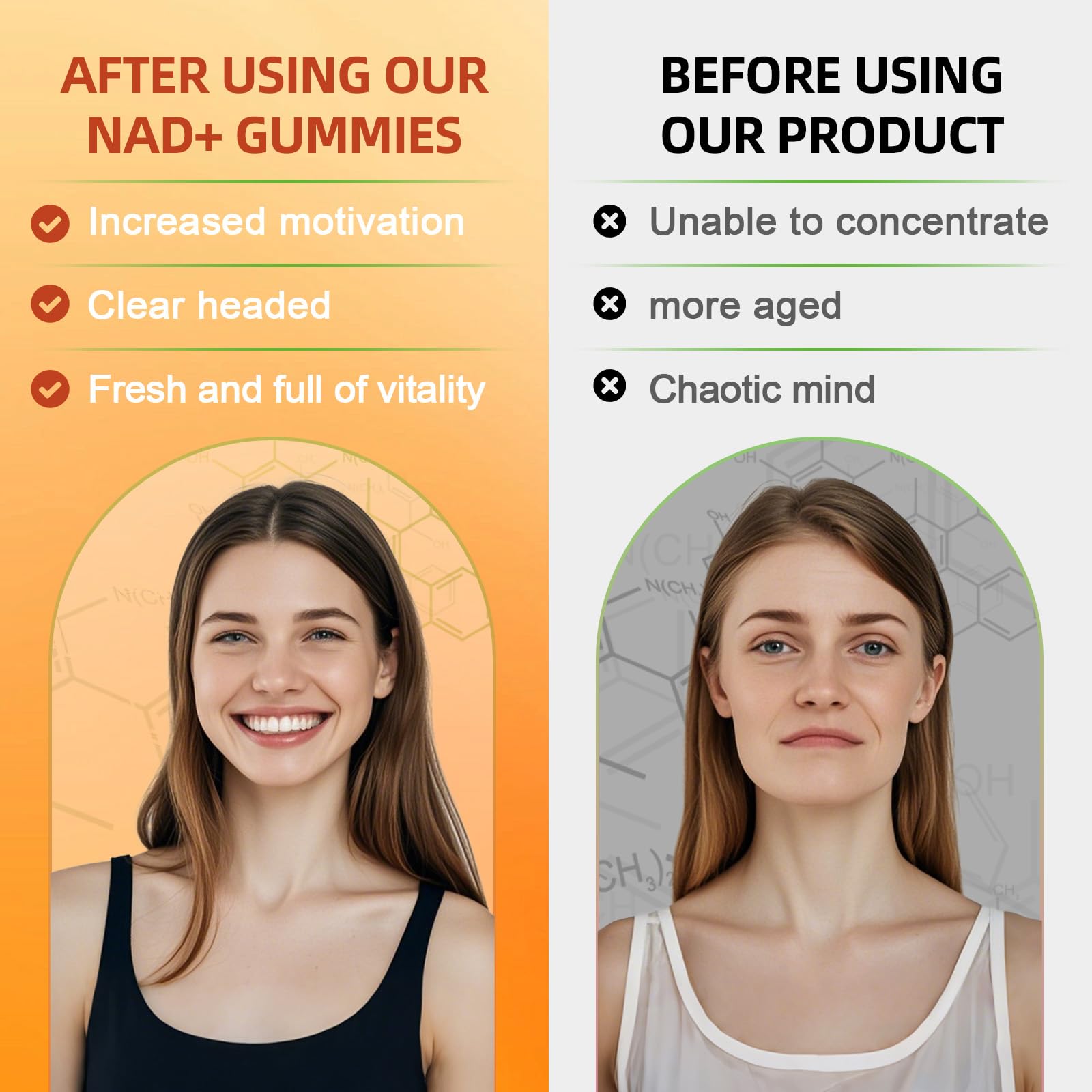 NAD+ Gummies NAD Resveratrol Supplement : NAD Supplements for Women Aging Defense Absorption Than Nicotinamide Riboside Boost Vitamin B3 D3 Sodium Zinc Support Cellular Health Energy and DNA Repair HEALOADING buy supplements canada
