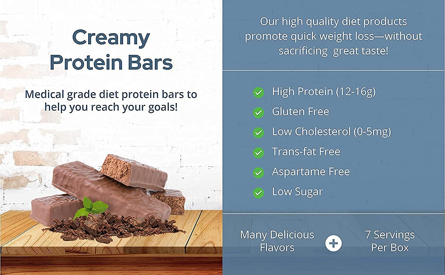 BestMed - High Protein Snack Bar - Low-Carb, 10g Protein, Low Sugar, Low Calorie BestMed Weight Loss buy supplements canada