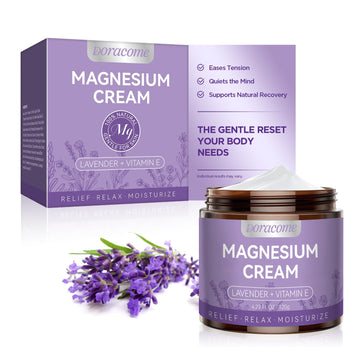 Natural Nighttime Magnesium Cream for Sleep & Pain Relief – Soothing Topical Magnesium Lotion for Leg Cramps & Muscle Relaxation, Apply to Legs or Feet Before Bed – Deep Hydration, 4.23 Fl Oz Doracome buy supplements canada