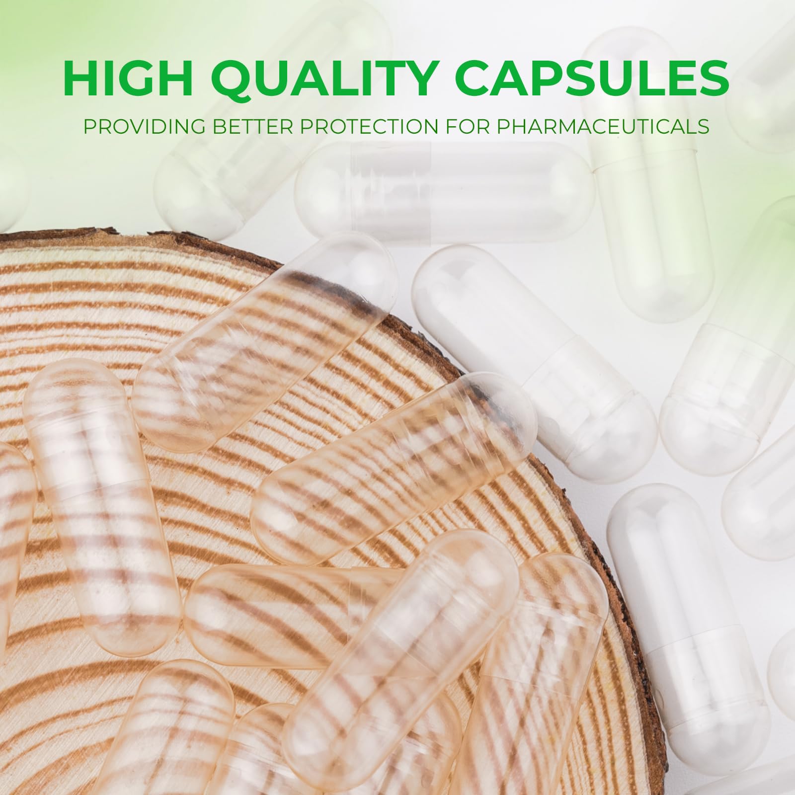 Angtai JN Size 0 Capsules Empty Vegan Plant Based Clear (100 Count) Gluten Free, Non-GMO, Halal Certified Pill Caps Filling Kit with 2 Spoons for Vegetarian DIY Your Own Supplements Angtai JN buy supplements canada