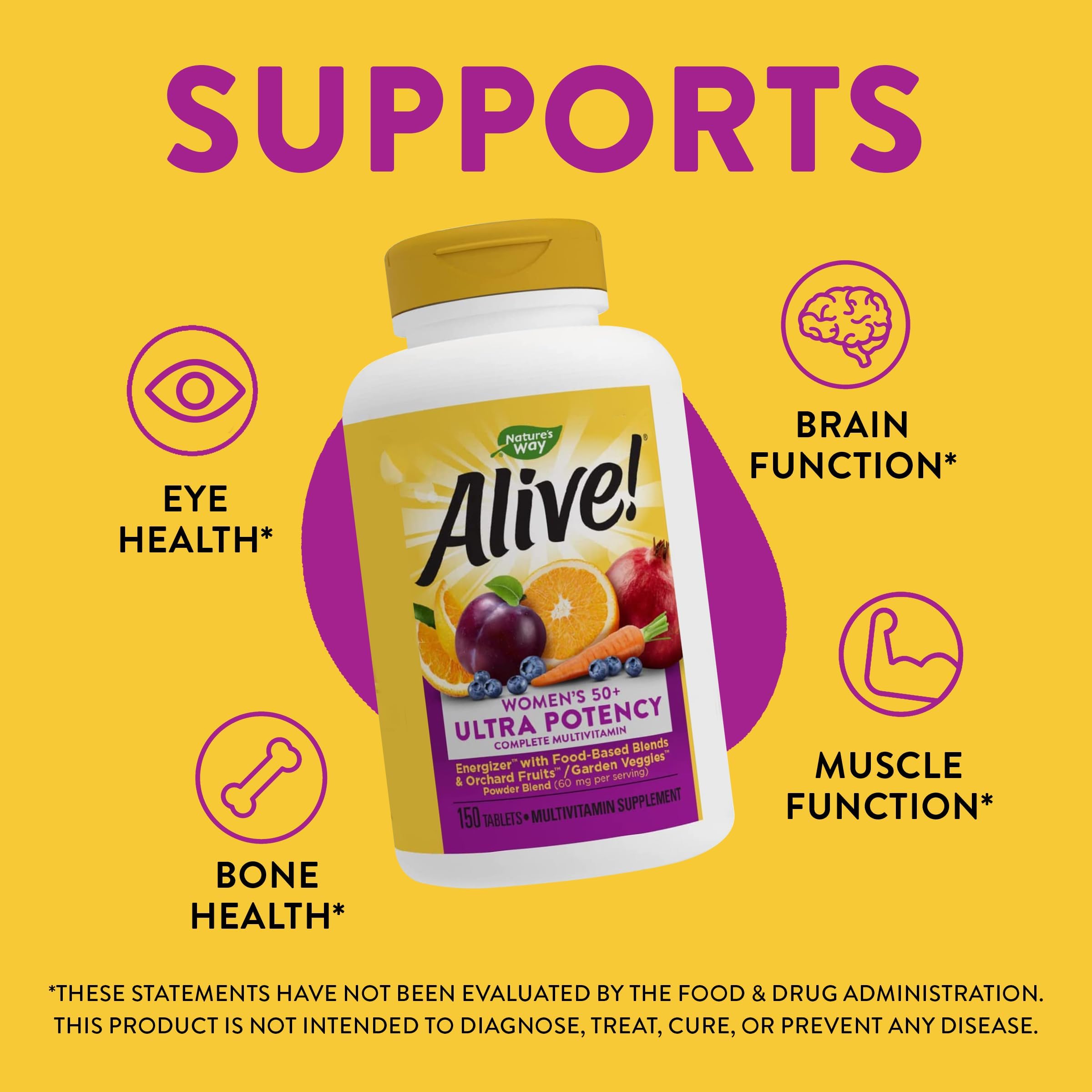 Nature’s Way Alive! Women’s 50+ Ultra Potency Complete Multivitamin Nature's Way buy supplements canada