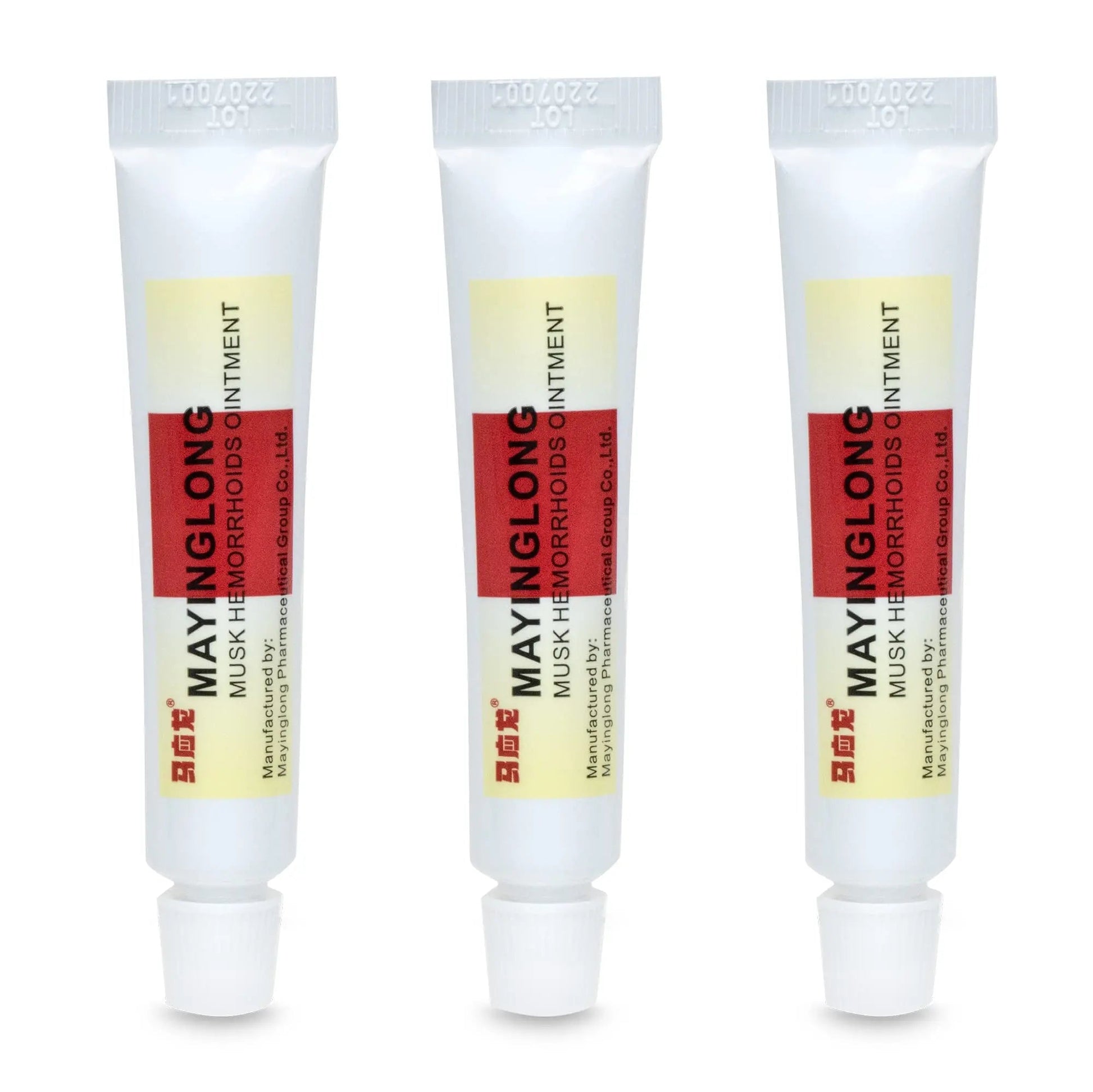 Mayinglong Musk Hemorrhoids Ointment (3 x 10g Tubes), 30g - Maximum Strength Formula for Hemorrhoidal Fast Relief, Soothes Itching, Burning & Discomfort - Fast-Acting Treatment to Shrink Swelling Mayinglong buy supplements canada