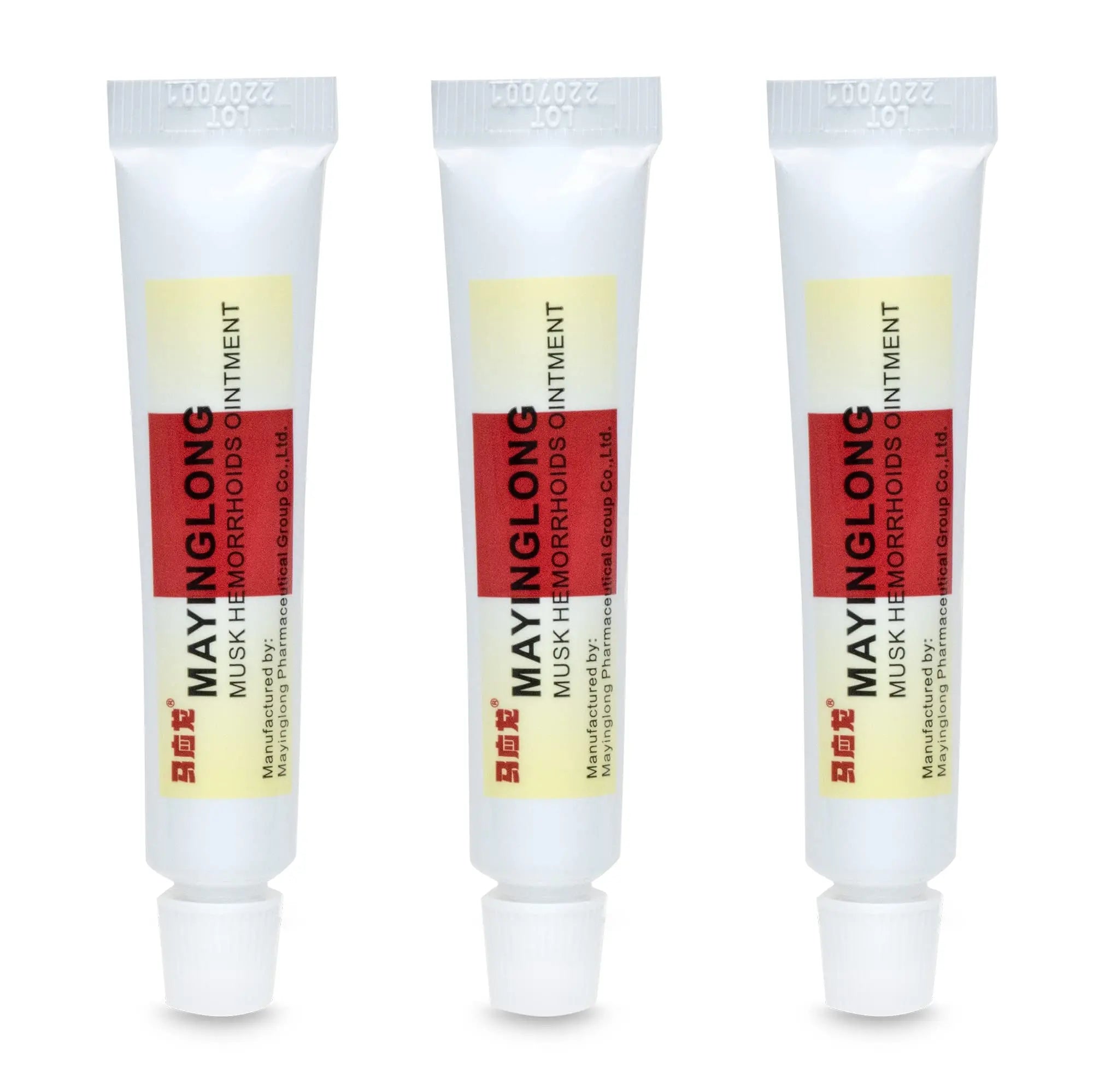 Mayinglong Musk Hemorrhoids Ointment (3 x 10g Tubes), 30g - Maximum Strength Formula for Hemorrhoidal Fast Relief, Soothes Itching, Burning & Discomfort - Fast-Acting Treatment to Shrink Swelling Mayinglong buy supplements canada