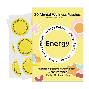 Energy Patches – 30 Plant-Based Patches with Biotin, Caffeine & Ginseng – Gentle Daily Support for Focus, Alertness & Vitality – Vegan Formula, 1 Month Supply Vitalumina buy supplements canada