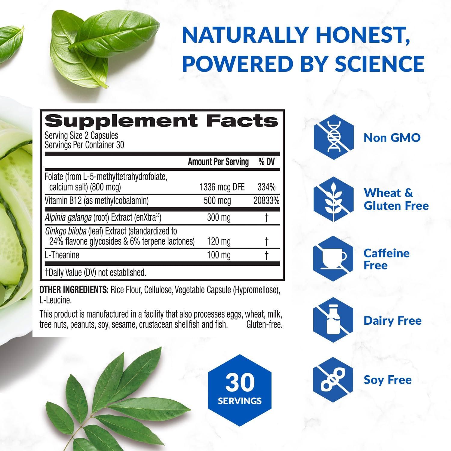 BioTrust Brain Bright – Daily Nootropic Boost for Focus, Concentration, Mental Clarity – Caffeine Free Nootropics Brain Support Supplement – Thai Ginger, Ginkgo, Folate, L-Theanine – 30 Servings BioTrust buy supplements canada