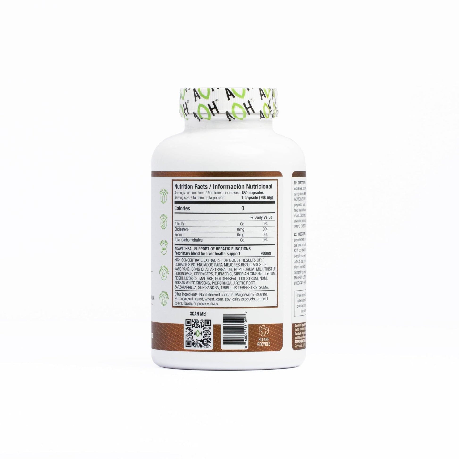 ADAPTOHEAL Milk Thistle, Turmeric and Astragalus Complex – Liverheal Herbal Liver Cleanse and Detox Formula with Artichoke and Schisandra Extracts – High-Potency Plant Blend (180 Capsules) ADAPTOHEAL buy supplements canada