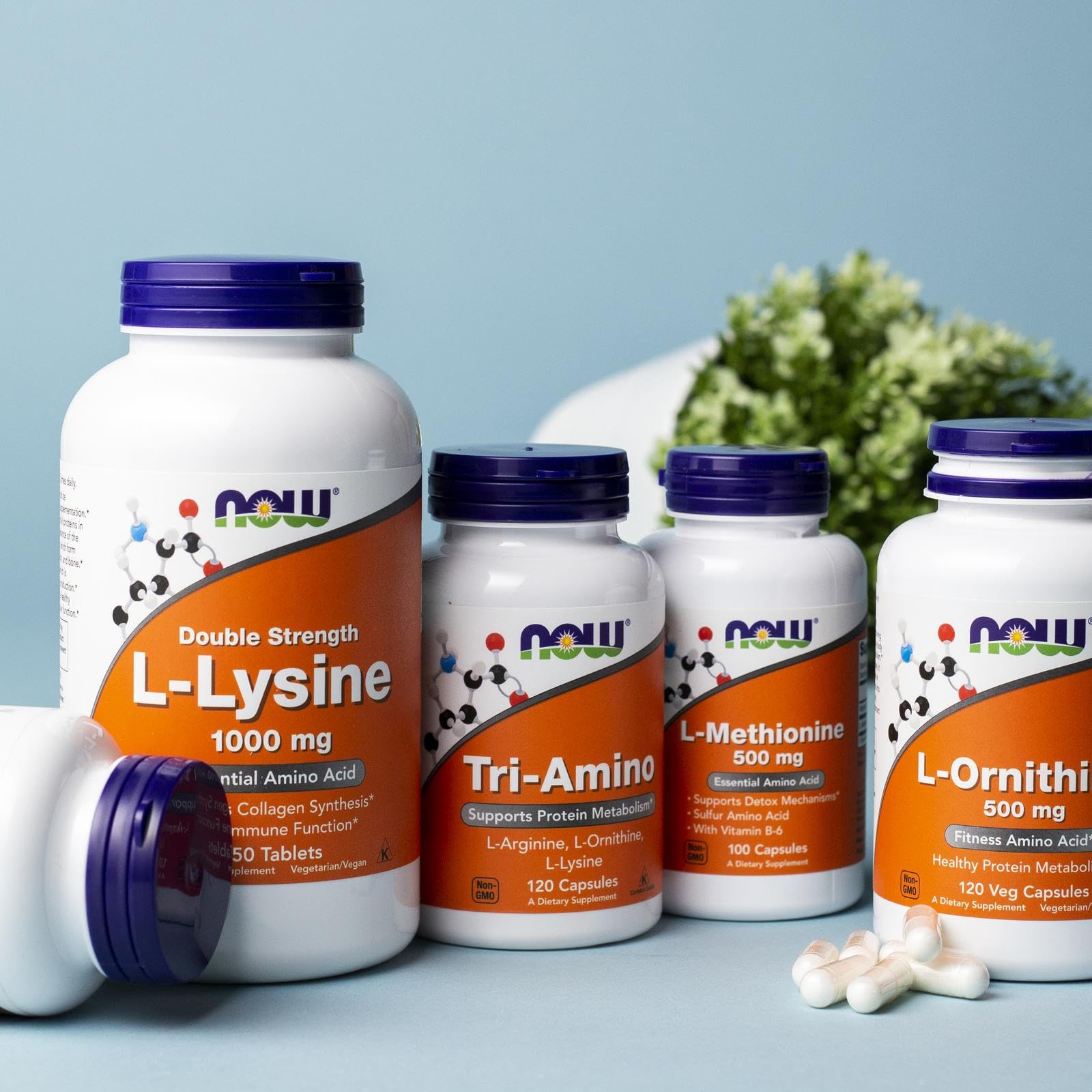 NOW Foods Supplements, Tri-Amino with L-Arginine, L-Ornithine, L-Lysine, Supports Protein Metabolism*, 120 Capsules NOW Foods buy supplements canada