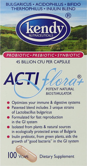Kendy USA, Actiflora+, Potent Natural Biostimulator, 100 Veggie Caps Kendy buy supplements canada