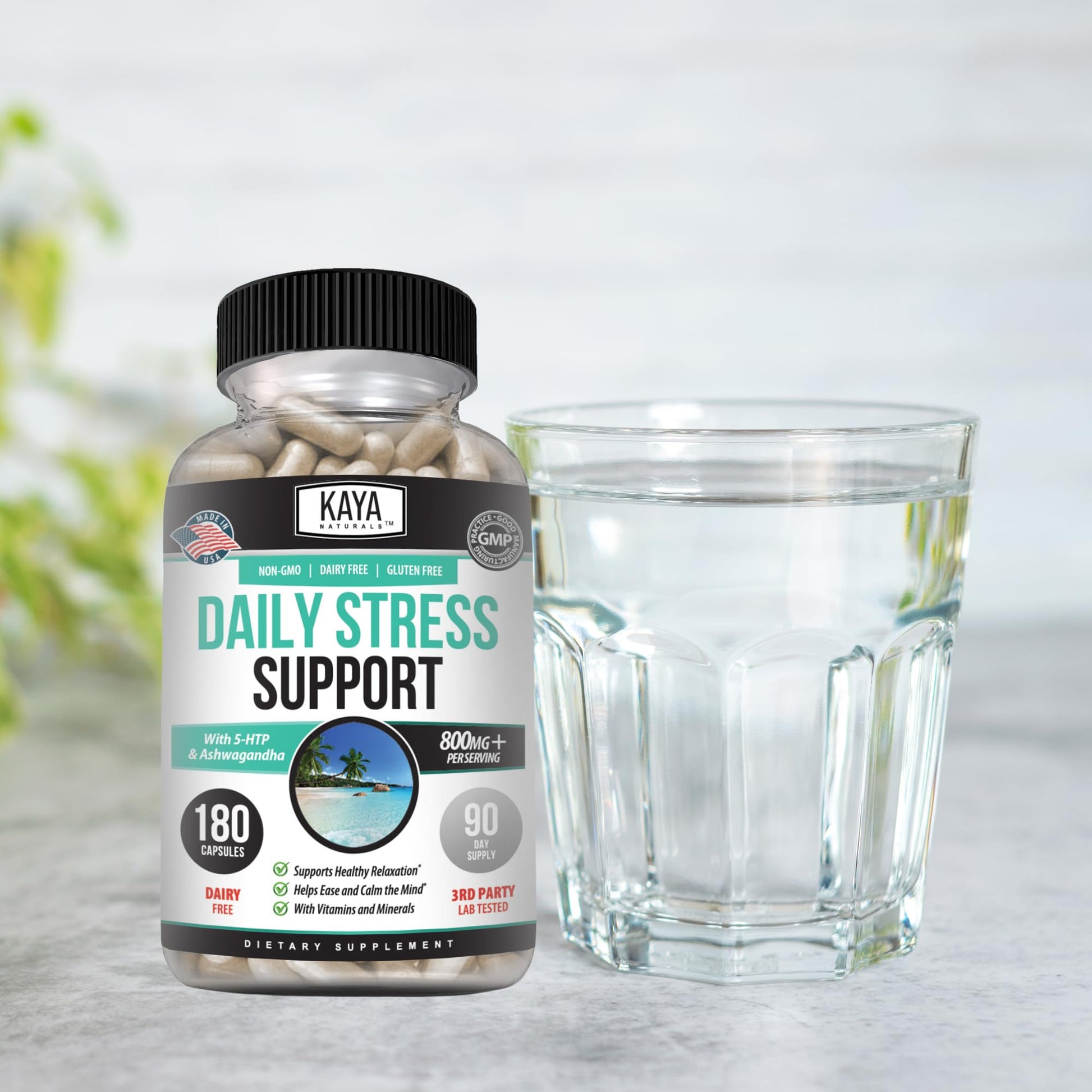 Kaya Naturals - Natural Herbal Support Vitamin Supplement are Designed to Help You find Balance and Relaxation in Your Daily Routine - Vitamin Supplement - 180 Capsules Kaya Naturals buy supplements canada