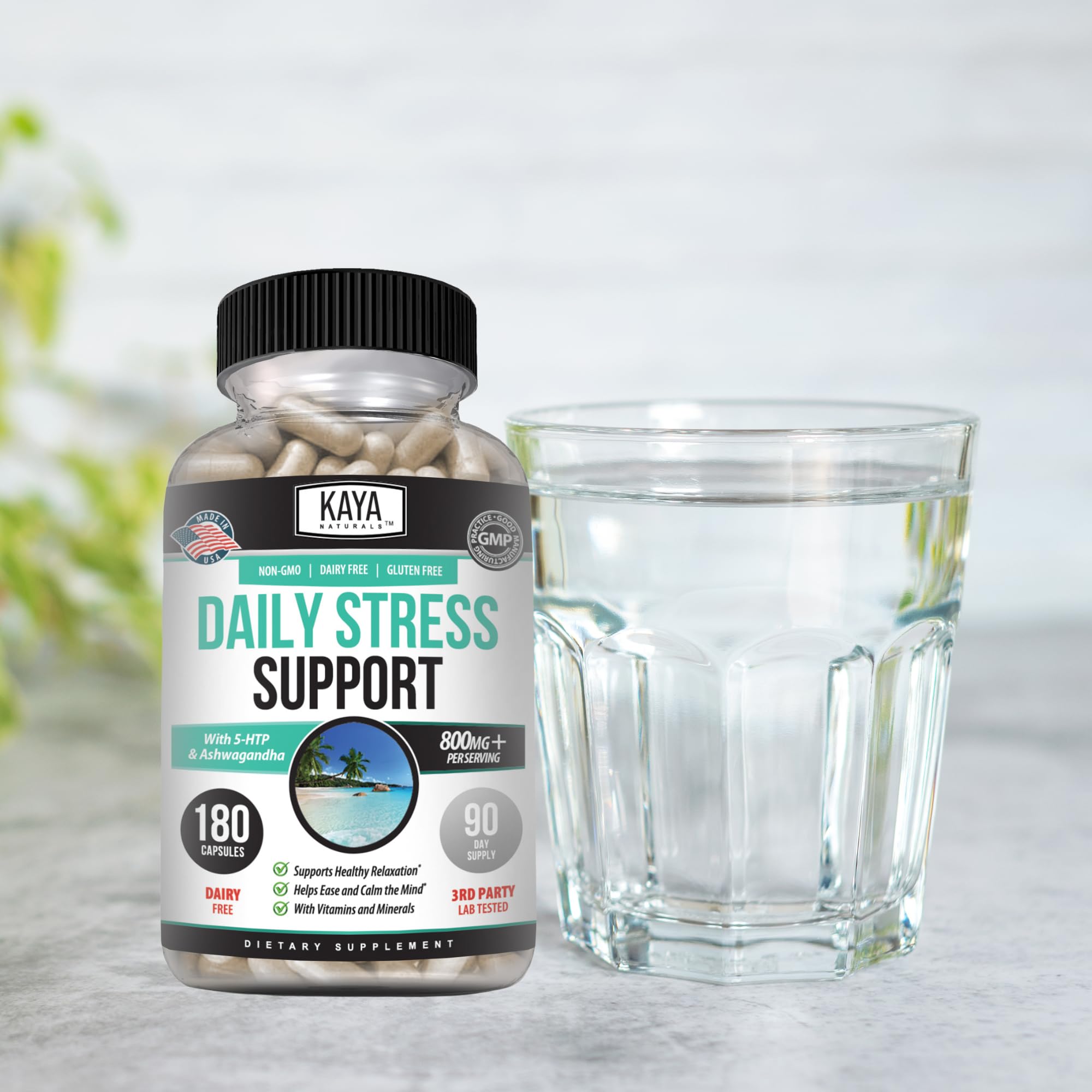 Kaya Naturals - Natural Herbal Support Vitamin Supplement are Designed to Help You find Balance and Relaxation in Your Daily Routine - Vitamin Supplement - 180 Capsules Kaya Naturals buy supplements canada