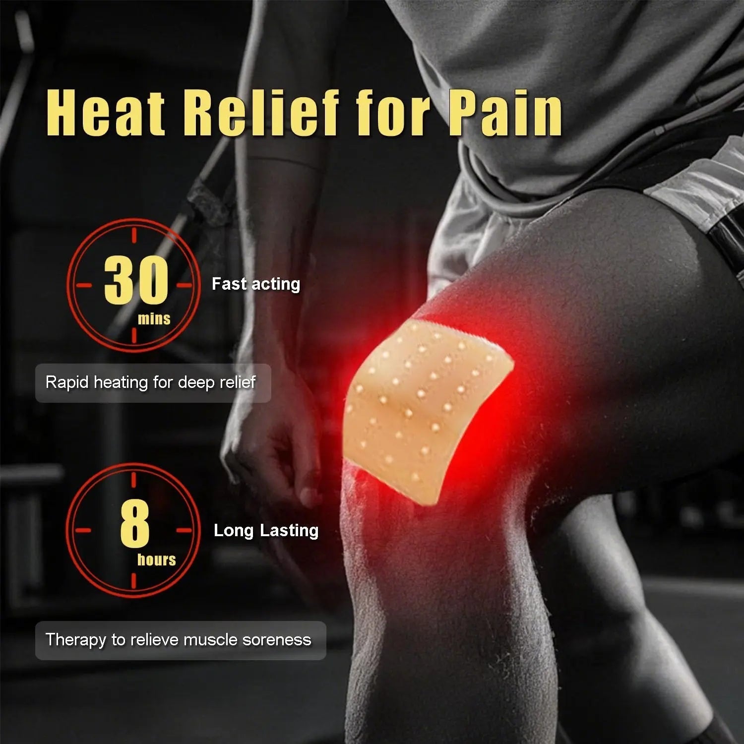 Tiger Patches Balm for Muscle & Joint Relief- Tiger Patch for Knee Neck, Back- 32 Pcs (4 Packs of 8) - Easy to Use Mesayra buy supplements canada