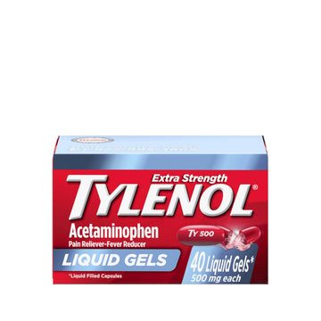 Tylenol Extra Strength Liquid Gels, Fast, Strong Pain Relief, Fever Reducer for Adults with 500 mg Acetaminophen, Fast-Acting Liquid Gel Capsules for Headaches & Minor Pain Relief, 40 Count Tylenol buy supplements canada