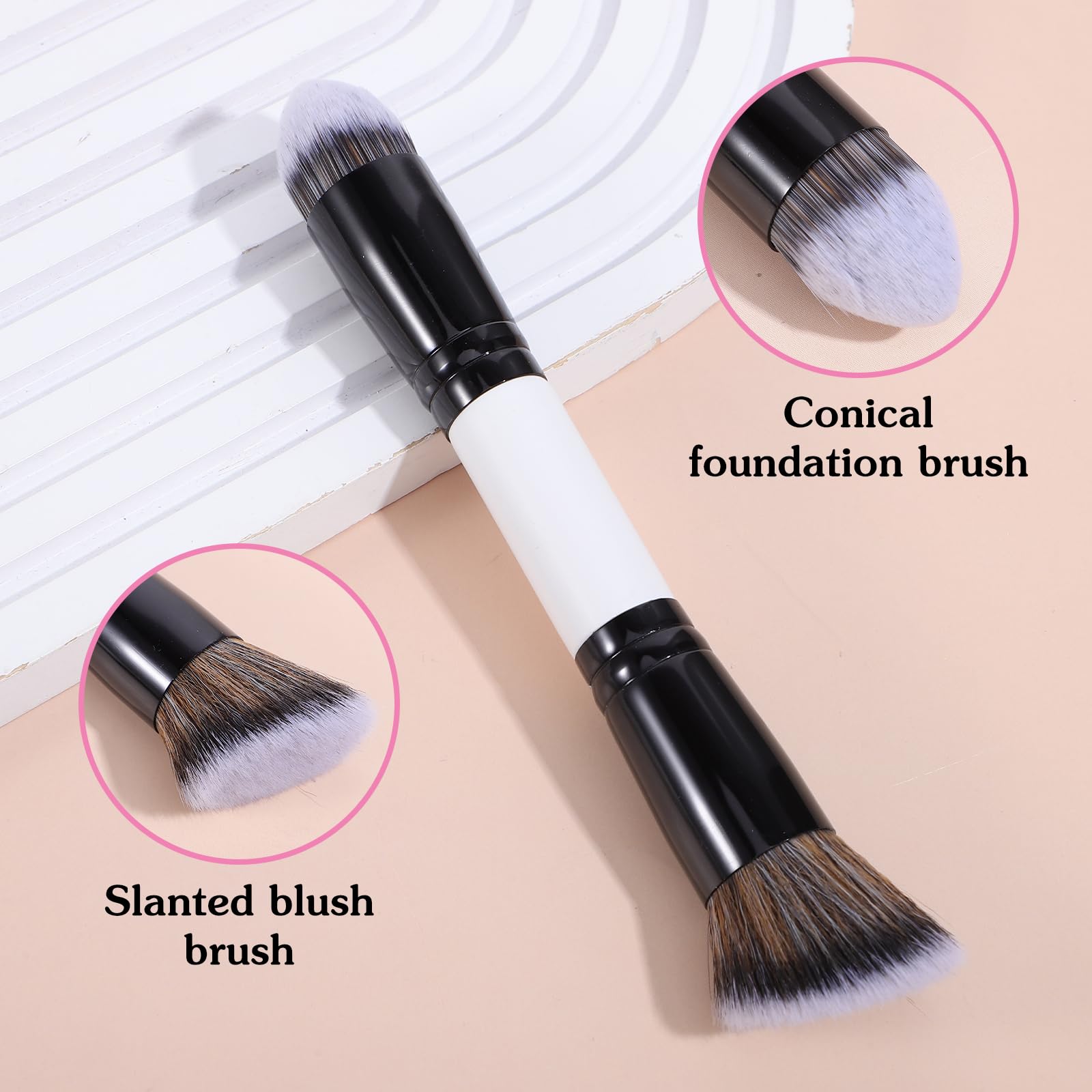 KFHENSOM 4PCS Foundation Contour Conceal Brush Set Dual-Ended Makeup Brushes Set Professional Powder Blush Concealer Eyeshadow Kabuki Foundation Brush Kit for Liquid Loose Powder Cream KFHENSOMR buy supplements canada