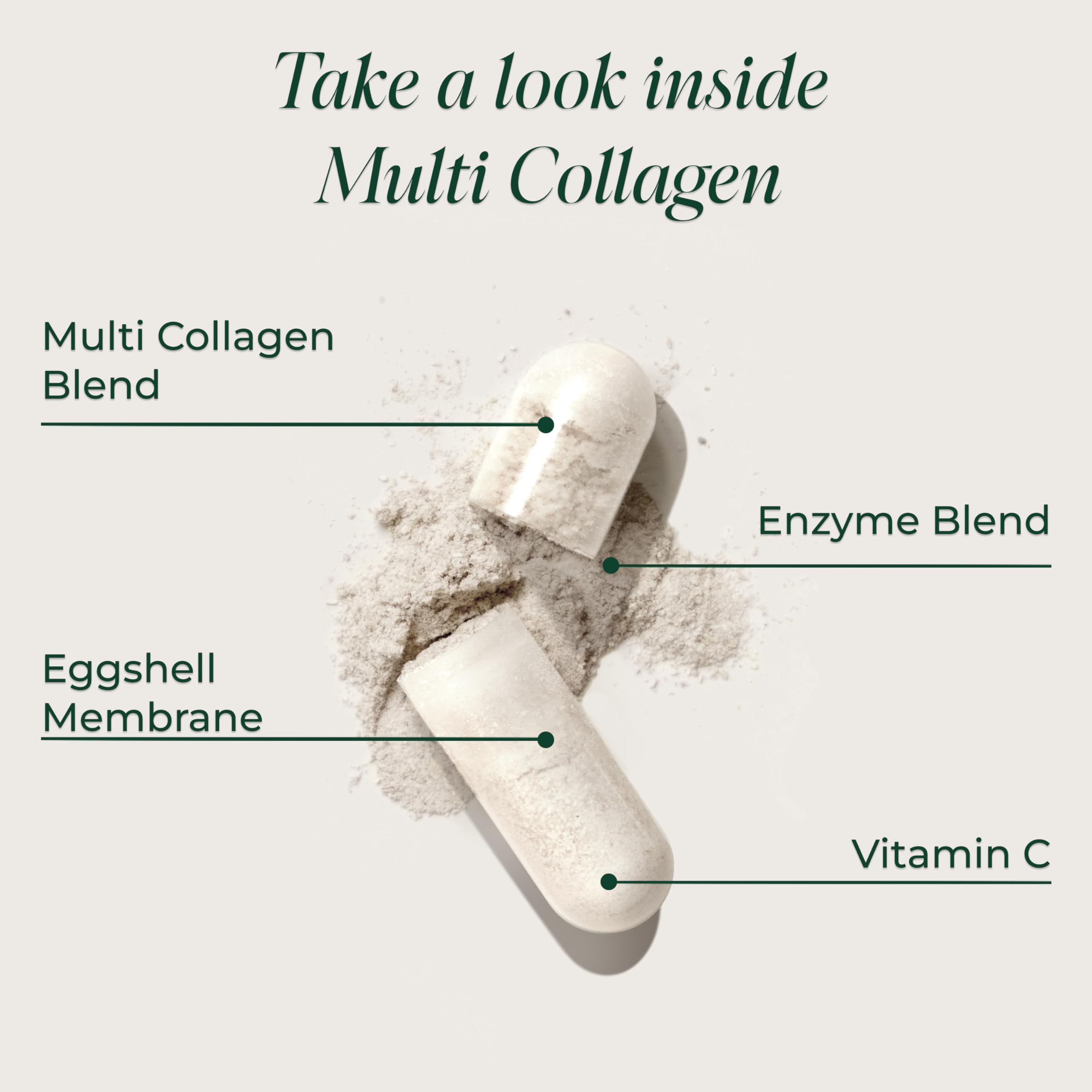 Primal Harvest Multi Collagen Pills for Women and Men (Type I, II, III, V, X) 120 Capsules w/Vitamin C for Hair, Skin, Nails Primal Harvest buy supplements canada