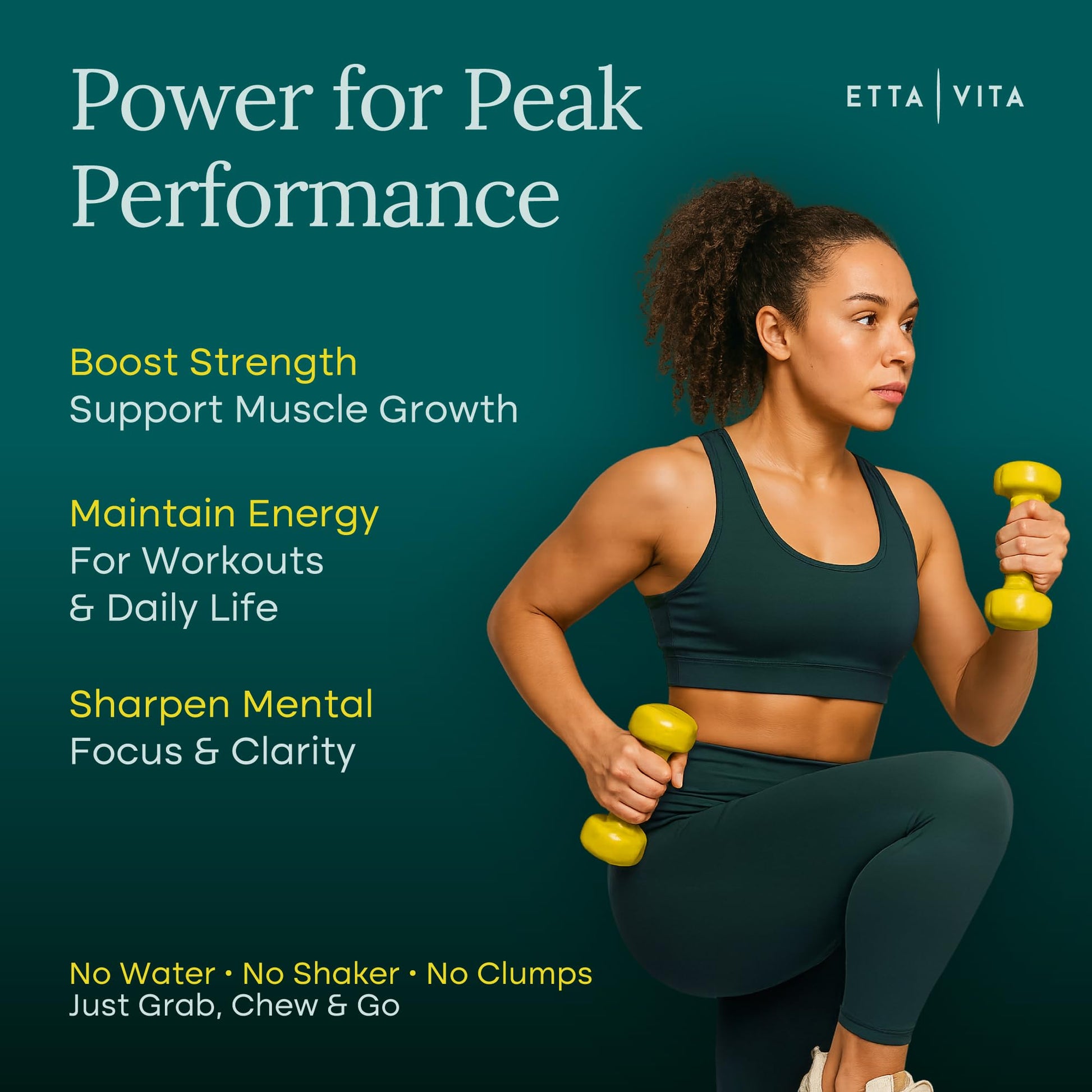 Sugar-Free Creatine Monohydrate Gummies 5gram per Serving, Potent Creatine Gummies for Women & Men, Supplement for Muscle Support, Cellular Energy & Cognitive Function [Lemon Drops Candy Flavor] Etta Vita buy supplements canada
