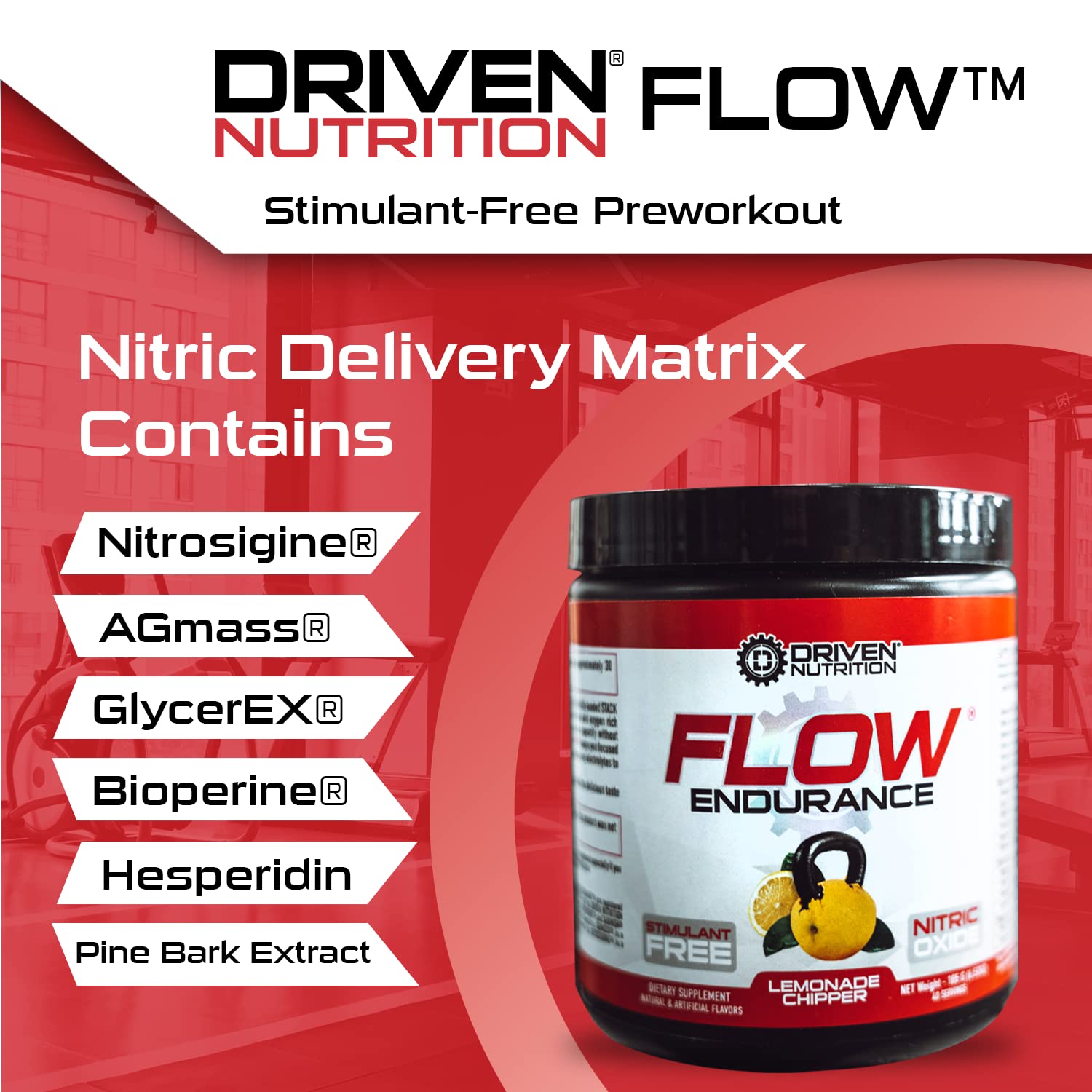 Driven Nutrition Flow - Cognitive Nitric Oxide Nootropic - Endurance & Energy - Increase Driven Nutrition buy supplements canada