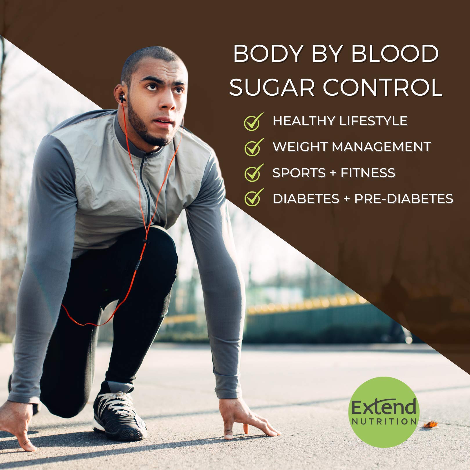 Extend Nutrition Diabetic Snacks for Sugar Control, Low Carb, Low Sugar, Low Calorie Snacks Extend Bar buy supplements canada