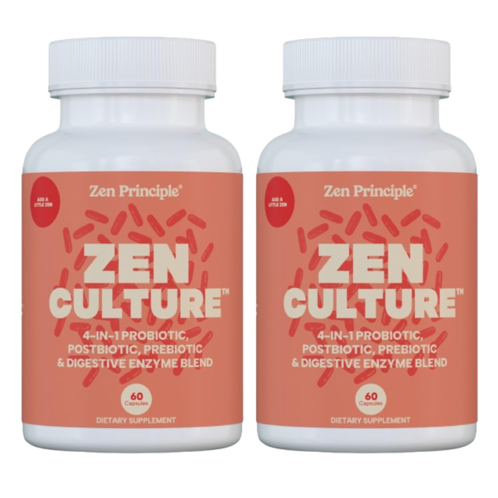 Zen Principle Zenculture™ – 4-in-1 Synbiotic Supplement (Probiotic + Prebiotic + Postbiotic + Digestive Enzymes) with CoreBiome®. Anti Bloating, Zen Principle buy supplements canada