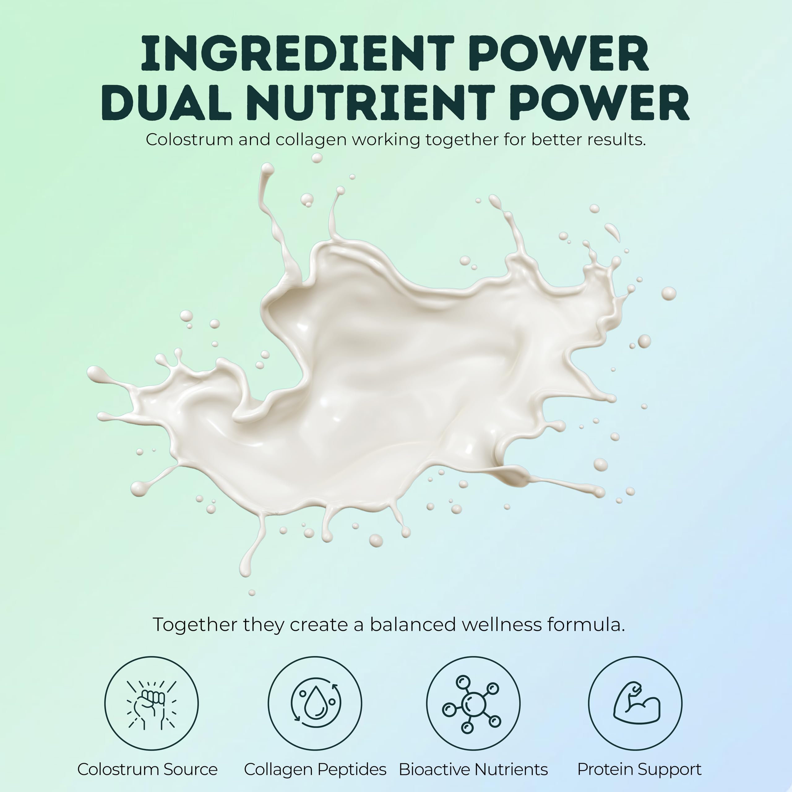 Bovine Colostrum and Hydrolyzed Collagen Peptides Powder Supplement for Women & Men - Supports Gut Health, Joint & Bone Health, Hair Skin Nails - Grass-Fed, Non-GMO, Gluten Free, 300g (30 Servings) OVIDA buy supplements canada