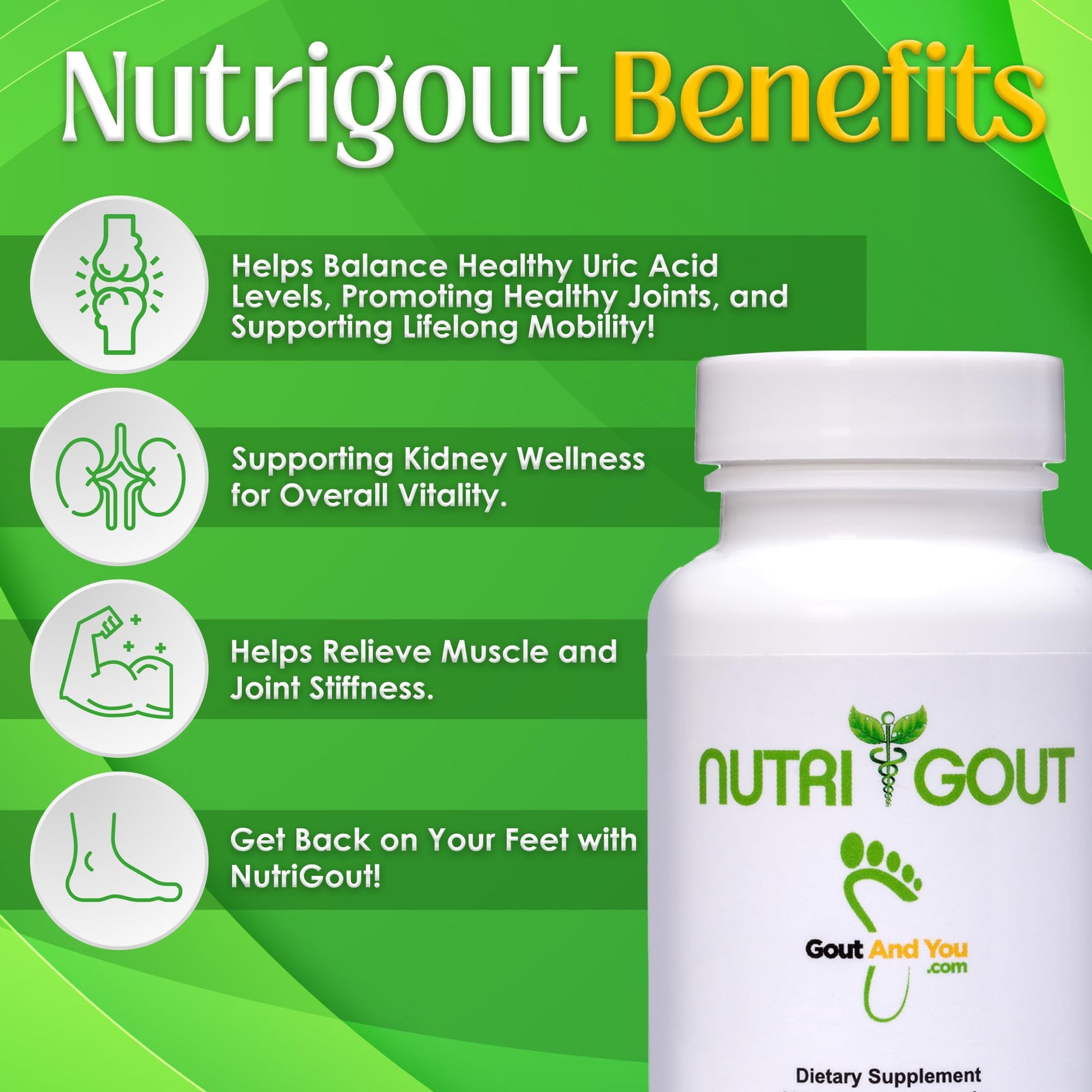 Nutrigout and Joint & Muscle Relief Cream Gout and You buy supplements canada
