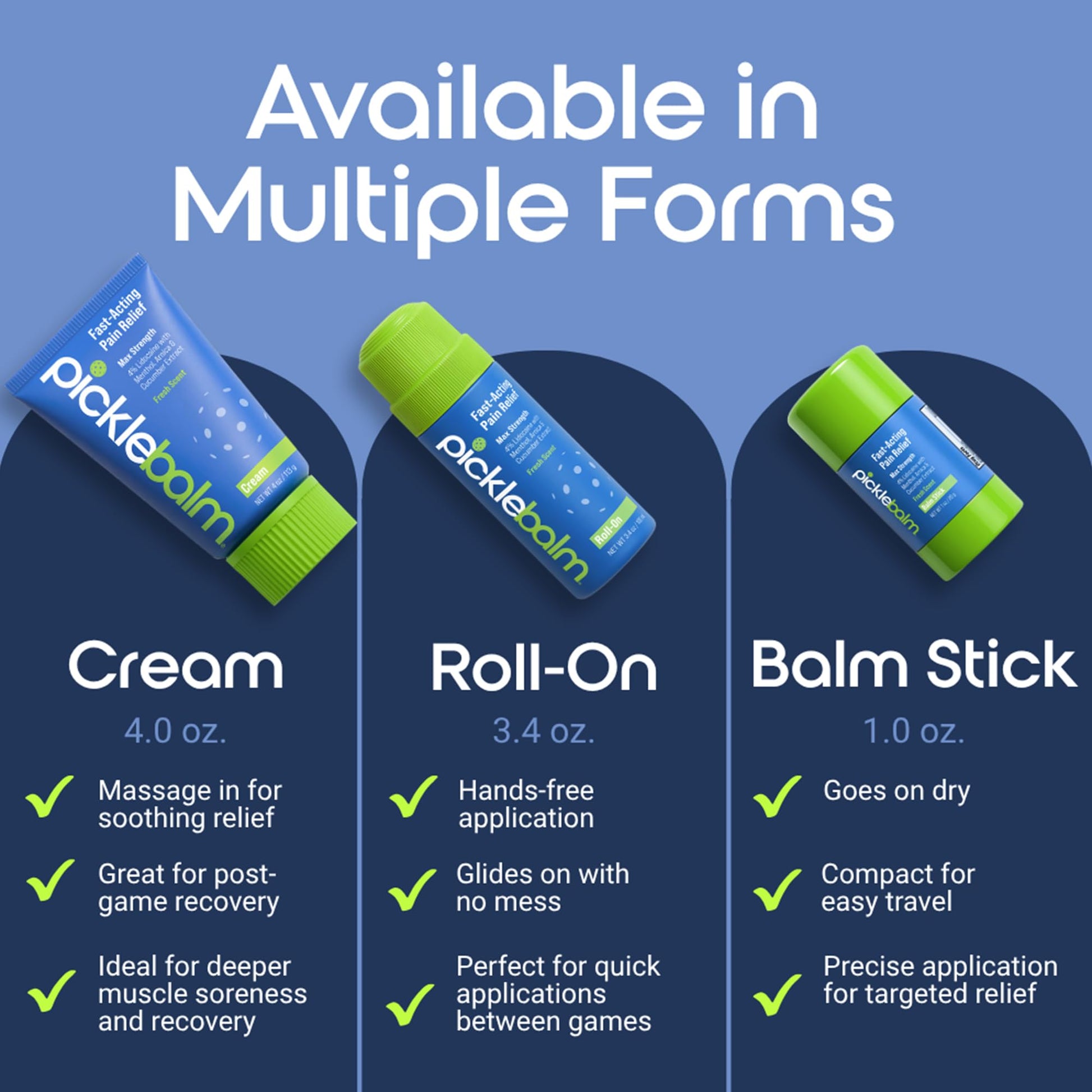 PickleBalm Pickleball Post-Game Muscle Pain Relief Cream with 4% Lidocaine, Arnica, Menthol, Cucumber Seed Extract for Shoulders, Knees, Wrists, and More, 4oz Cream PickleBalm buy supplements canada