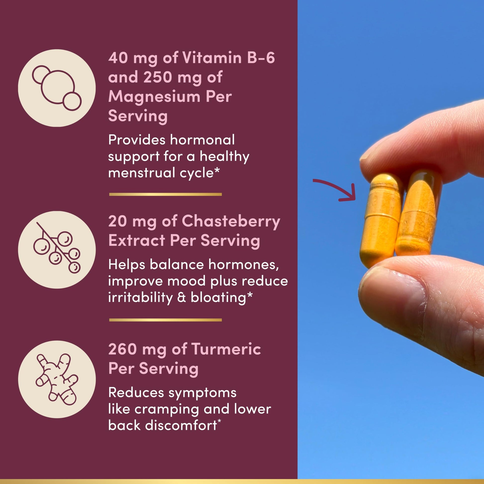 Nature’s Bounty Optimal Solutions Advanced PMS Relief for Menstrual Cycle Support, PMS Support Supplement for Women, Bloating Relief – Chasteberry, Hormone-Free, 60 Vegetarian Capsules Nature's Bounty buy supplements canada