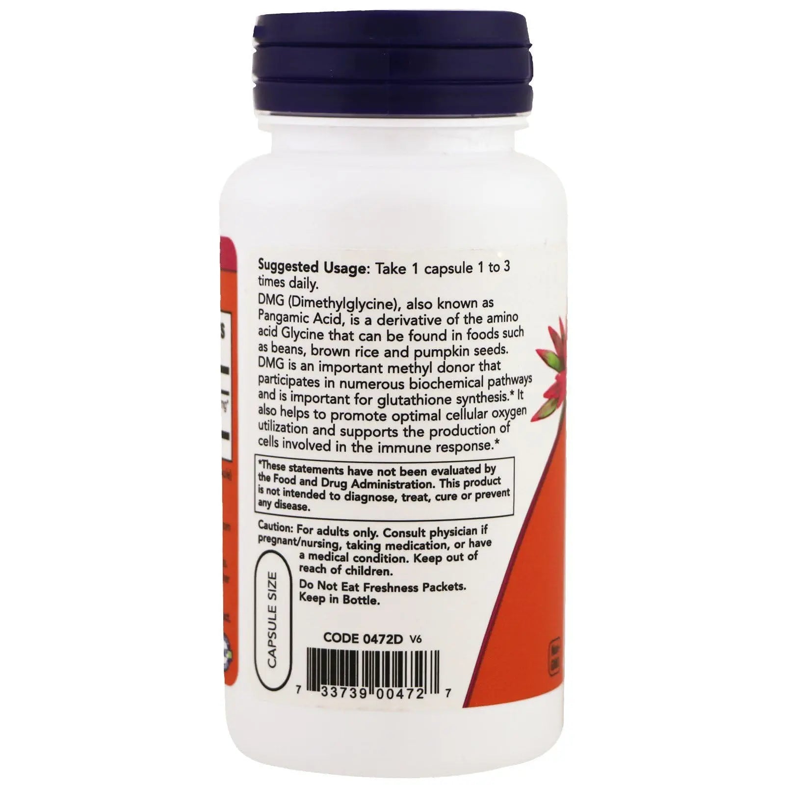 Now Foods DMG 125mg, 100 Caps NOW Foods buy supplements canada
