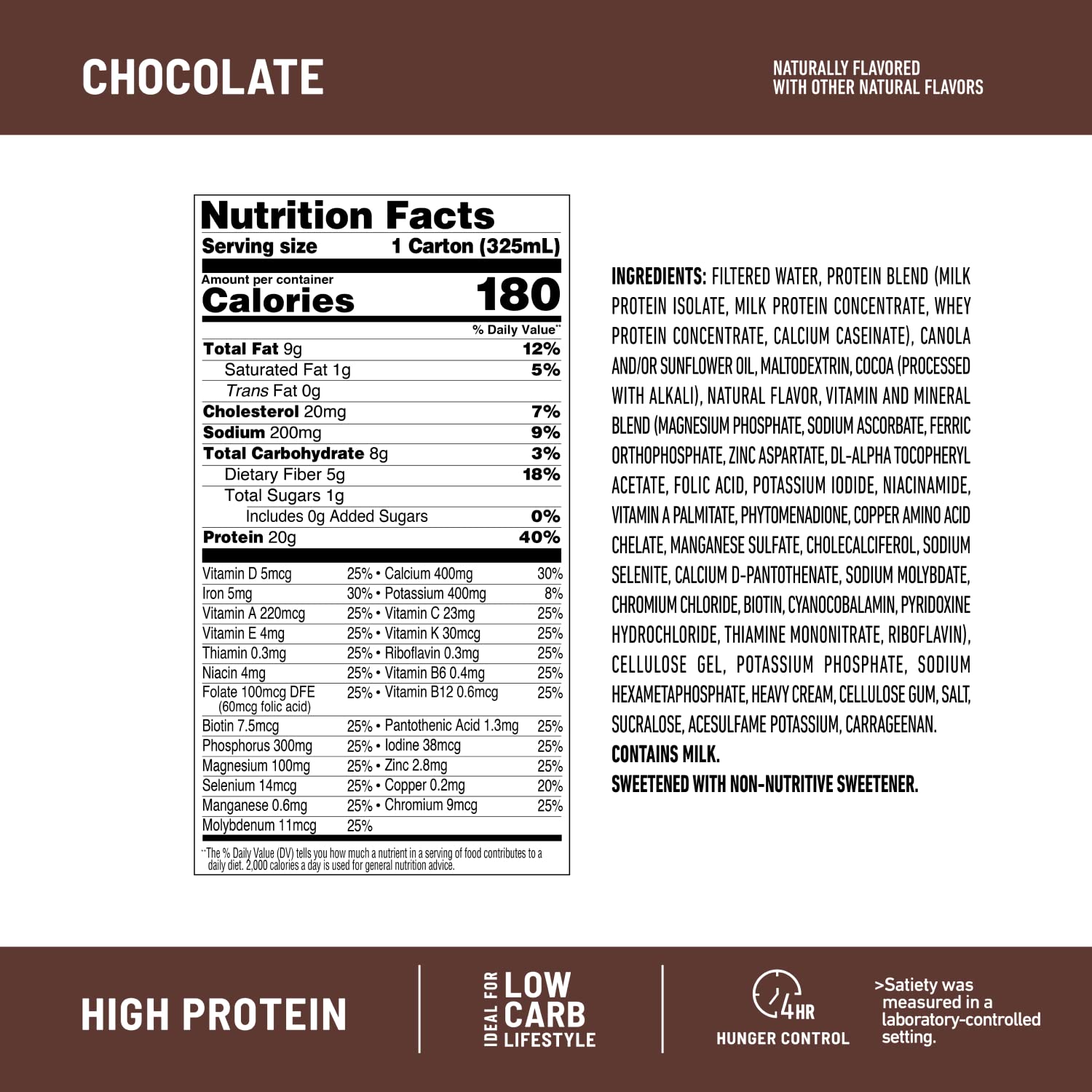 SlimFast Protein Shake, Chocolate- 20g Protein, Meal Replacement Shake Ready to Drink SlimFast buy supplements canada