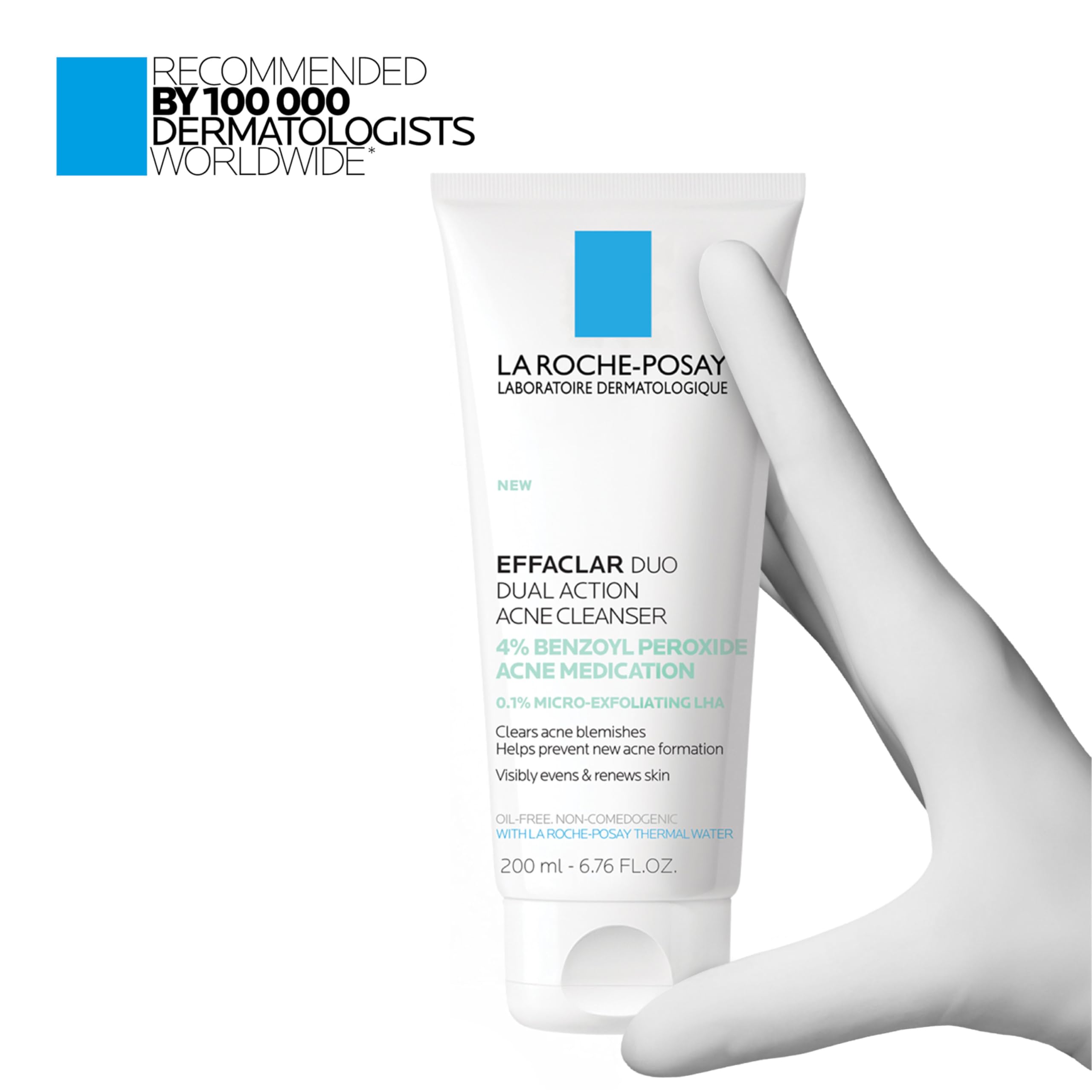 La Roche-Posay Effaclar Dual Acne Face Wash With 4% Benzoyl Peroxide & LHA Exfoliant La Roche-Posay buy supplements canada
